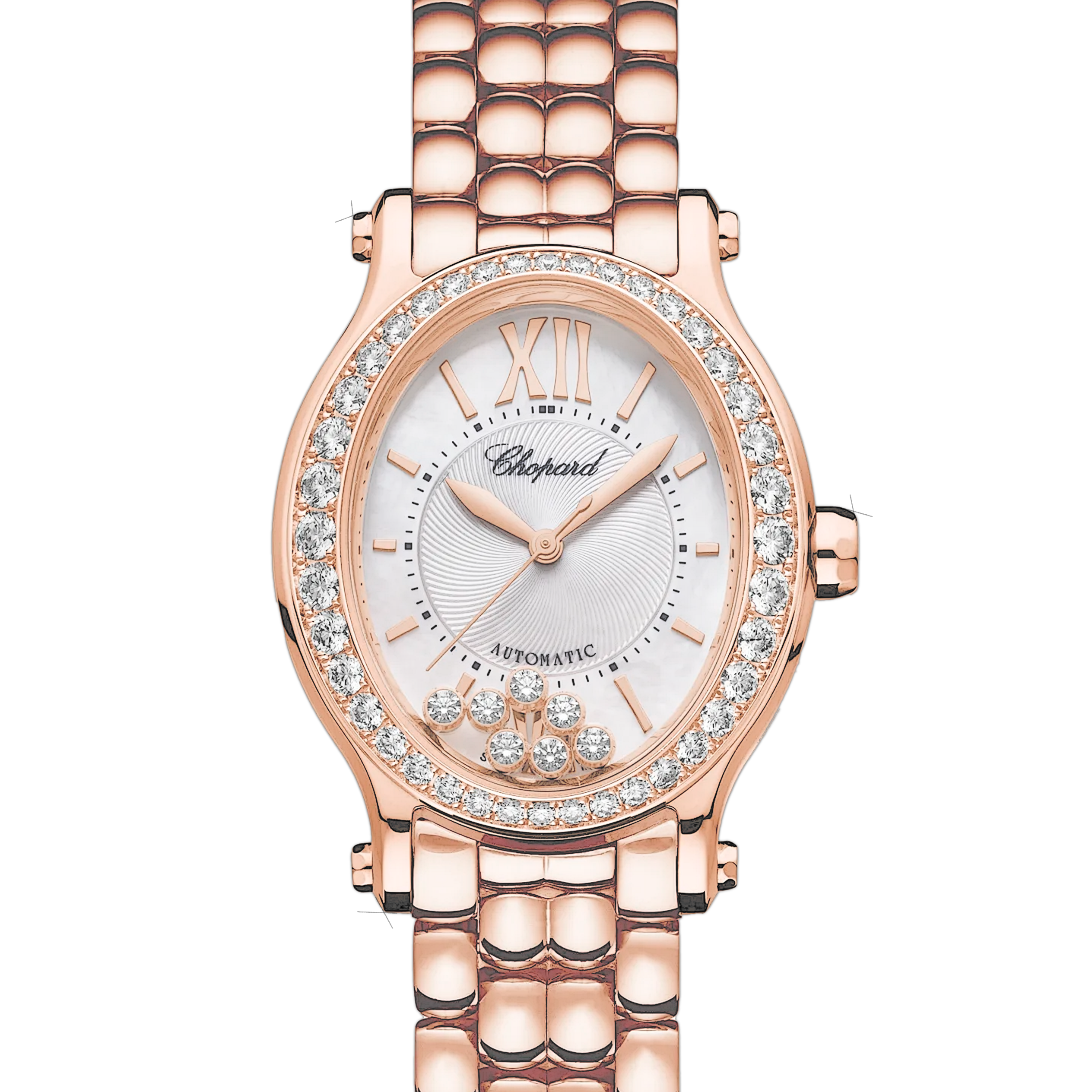 Rose Gold Chopard Montre Femme Happy Sport Happy Sport Watch 36 Mm