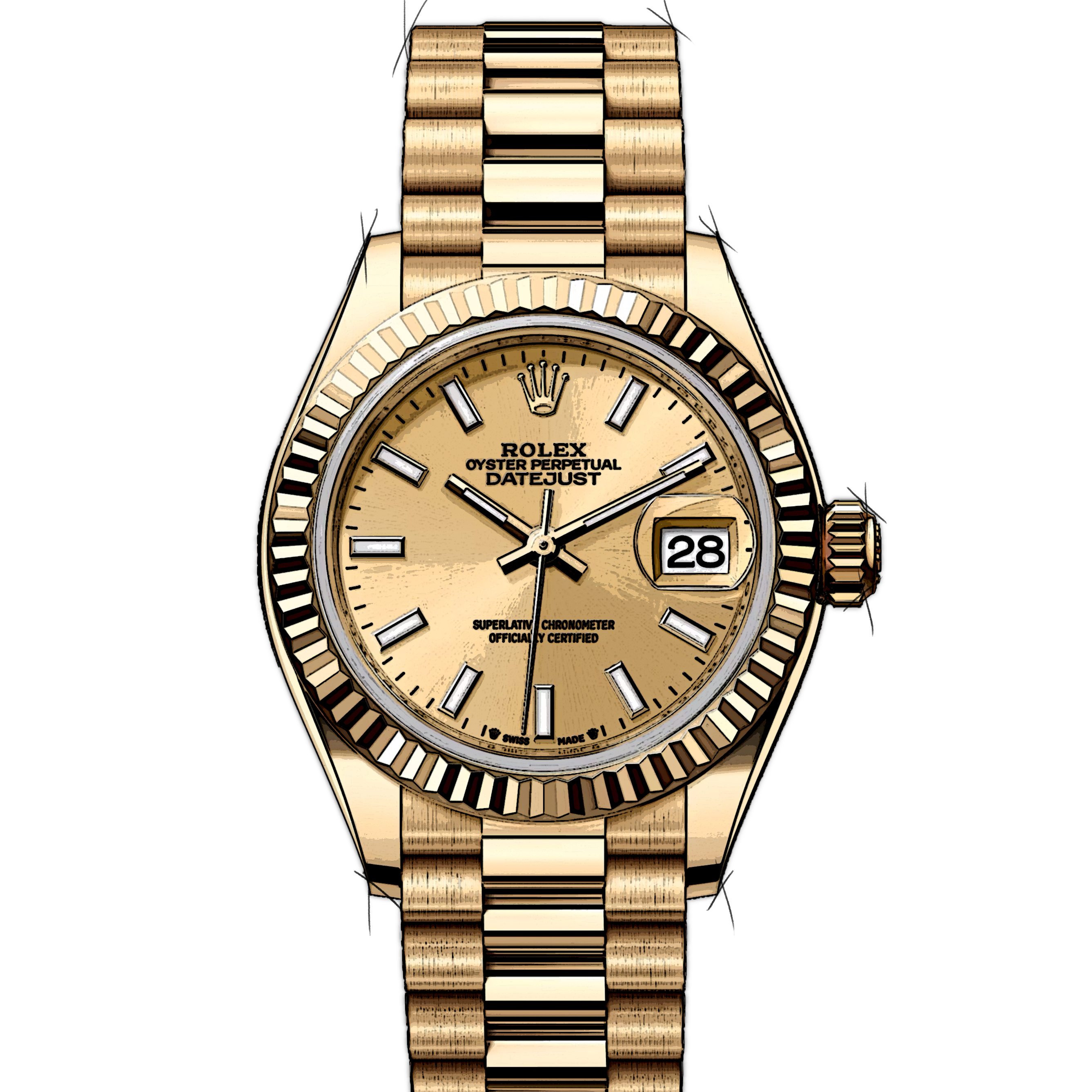 Rolex Lady-Datejust 279178