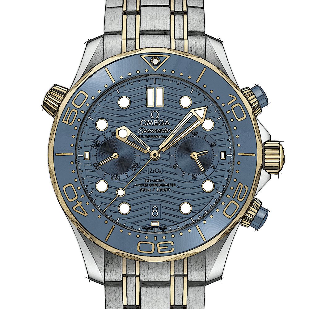 Omega Omega Seamaster Diver 300m Chronograph