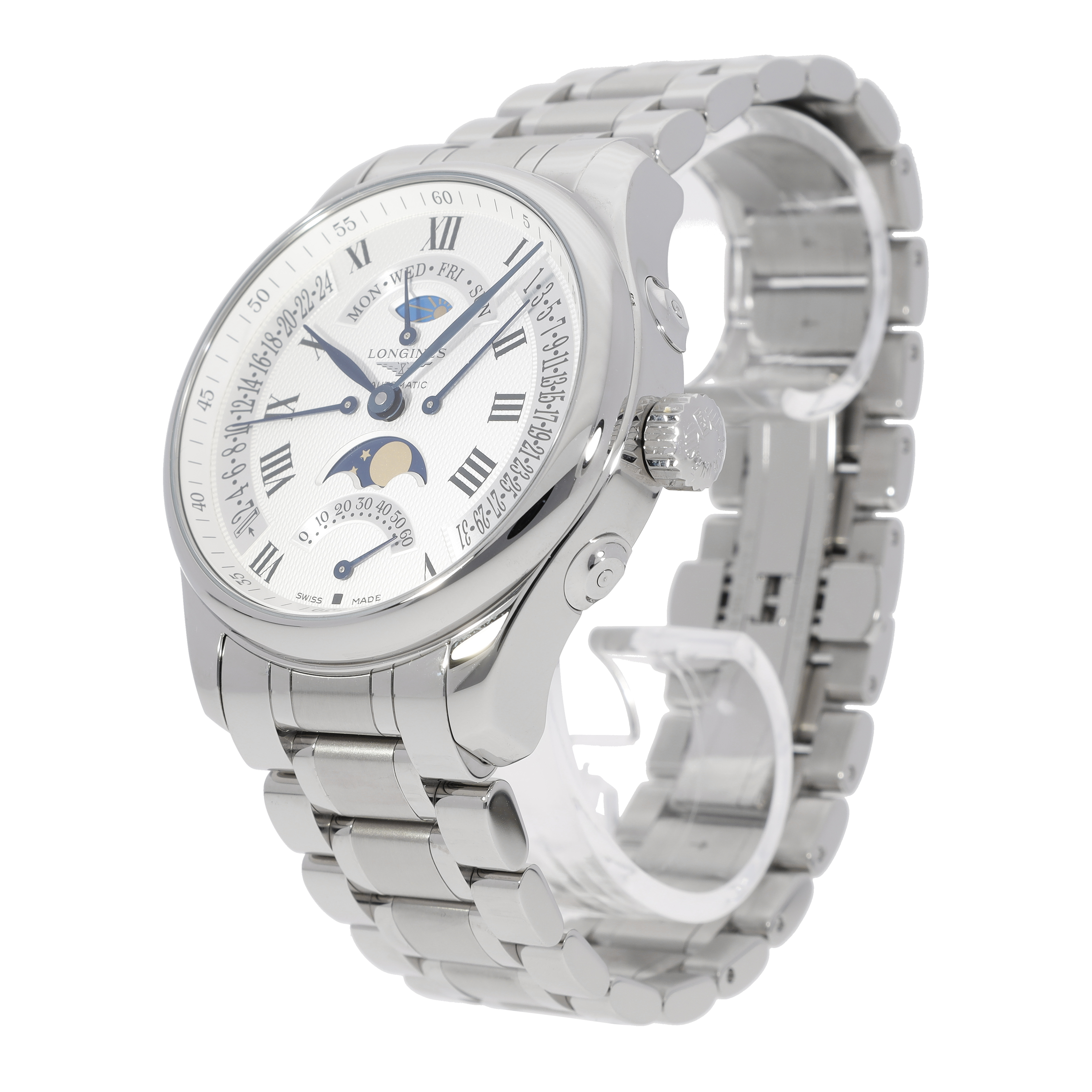 Longines Master L2.739.4.71.6 in Stainless Steel CHRONEXT