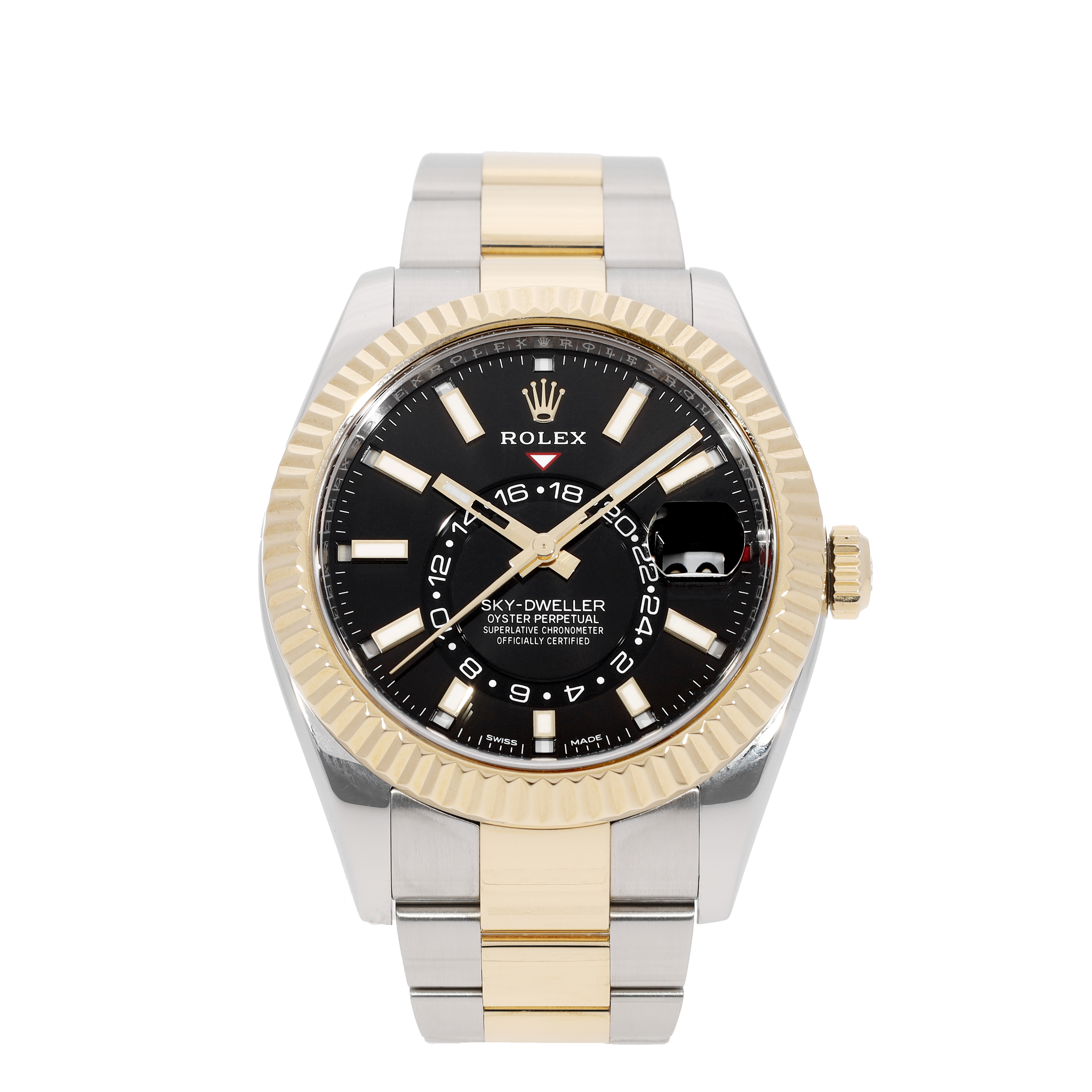 Sky dweller acciaio on sale oro