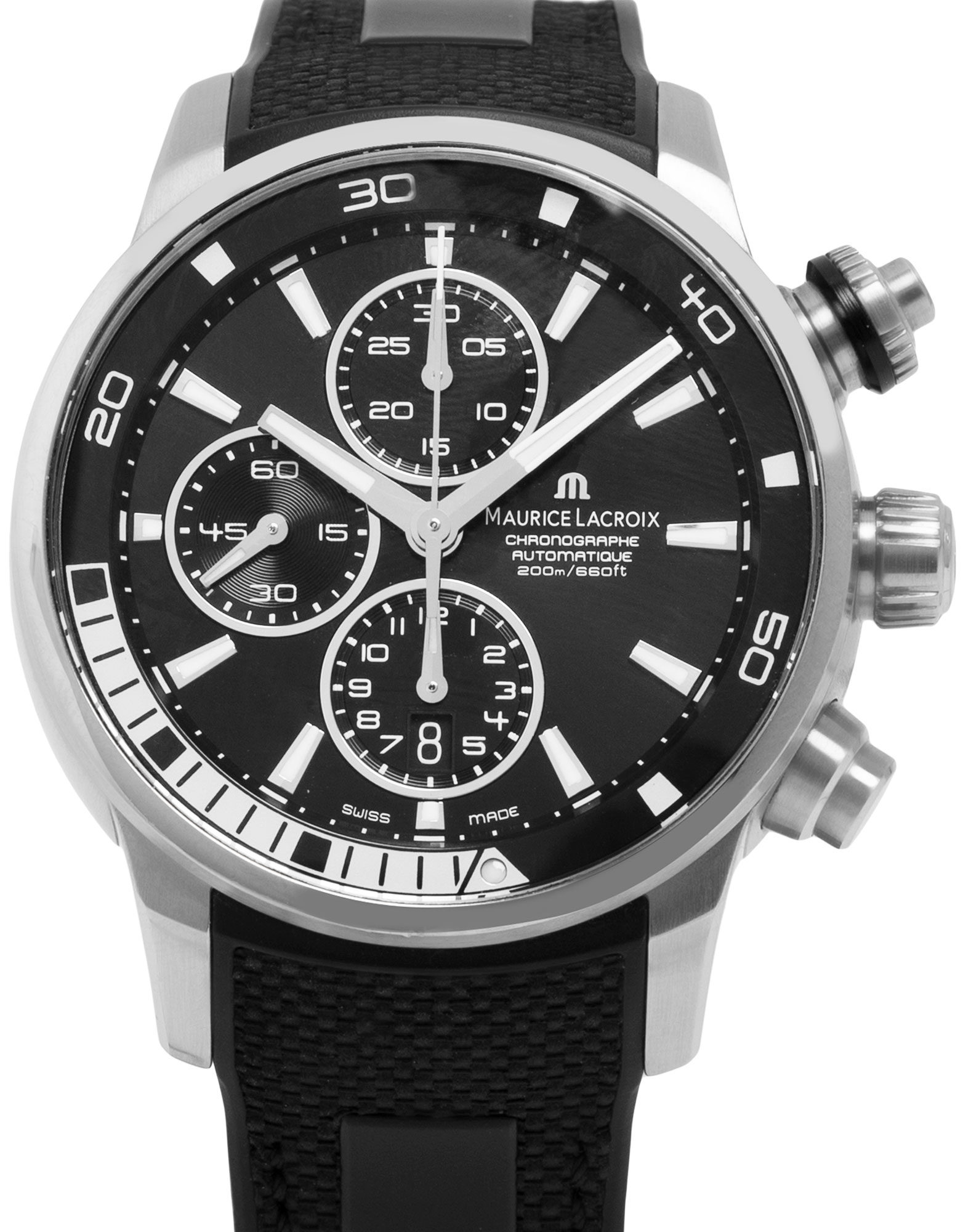 Maurice Lacroix Pontos PT6008 SS001 330 1 in Edelstahl CHRONEXT