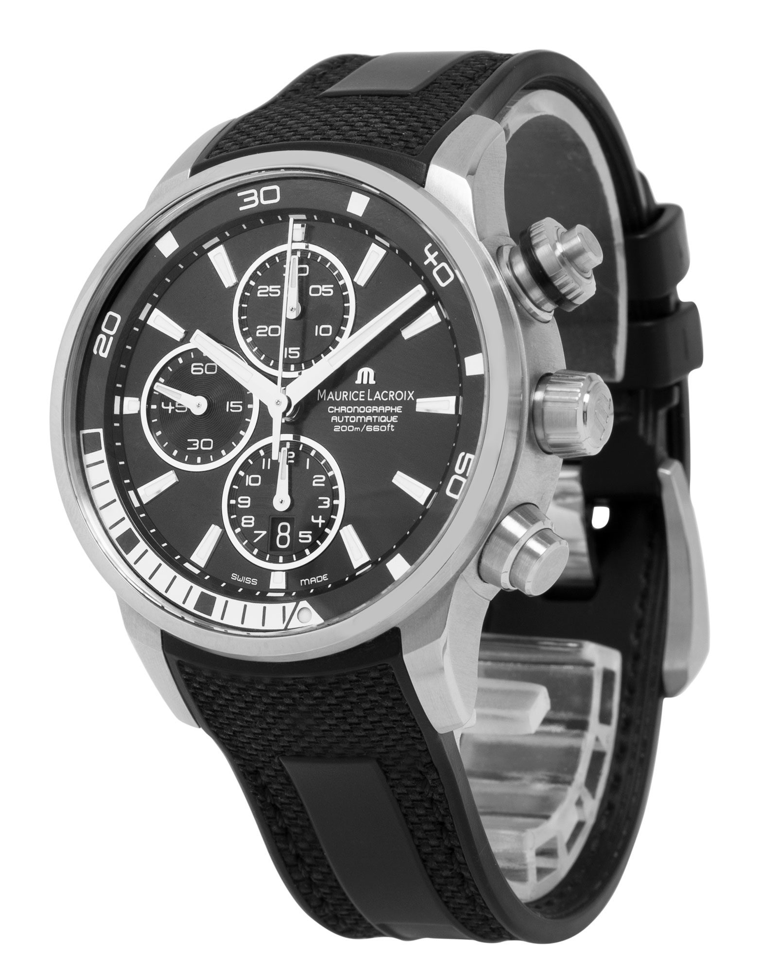 Maurice Lacroix Pontos PT6008 SS001 330 1 in Edelstahl CHRONEXT