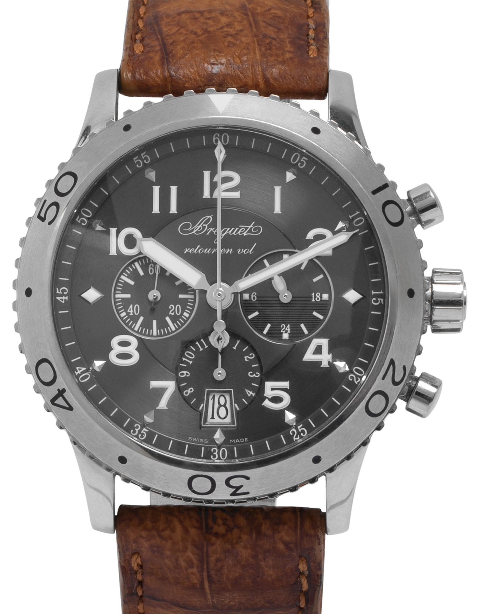 Breguet Type XXI 3810ST 92 9ZU in Stainless Steel CHRONEXT