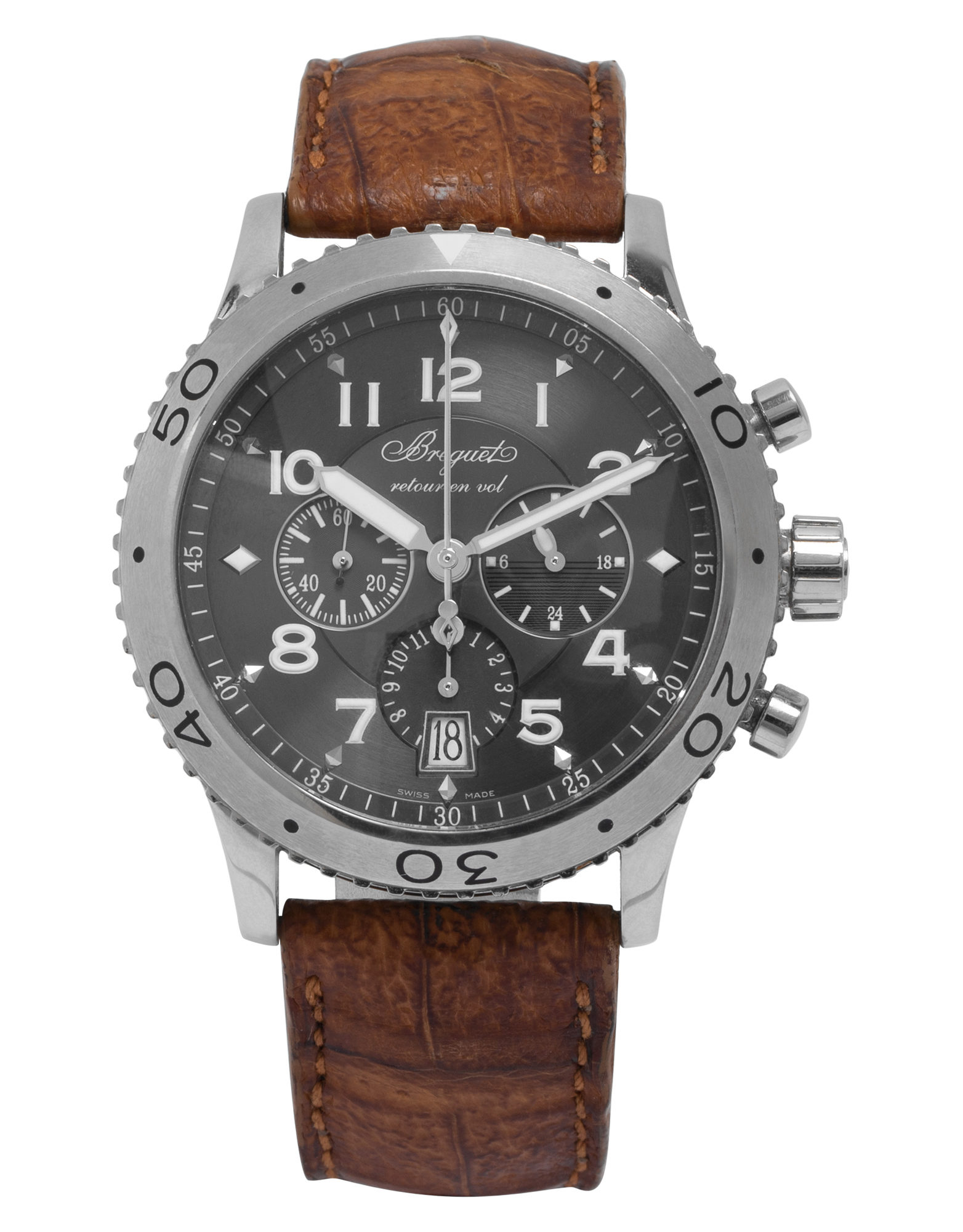 Breguet Type XXI 3810ST 92 9ZU in Stainless Steel CHRONEXT