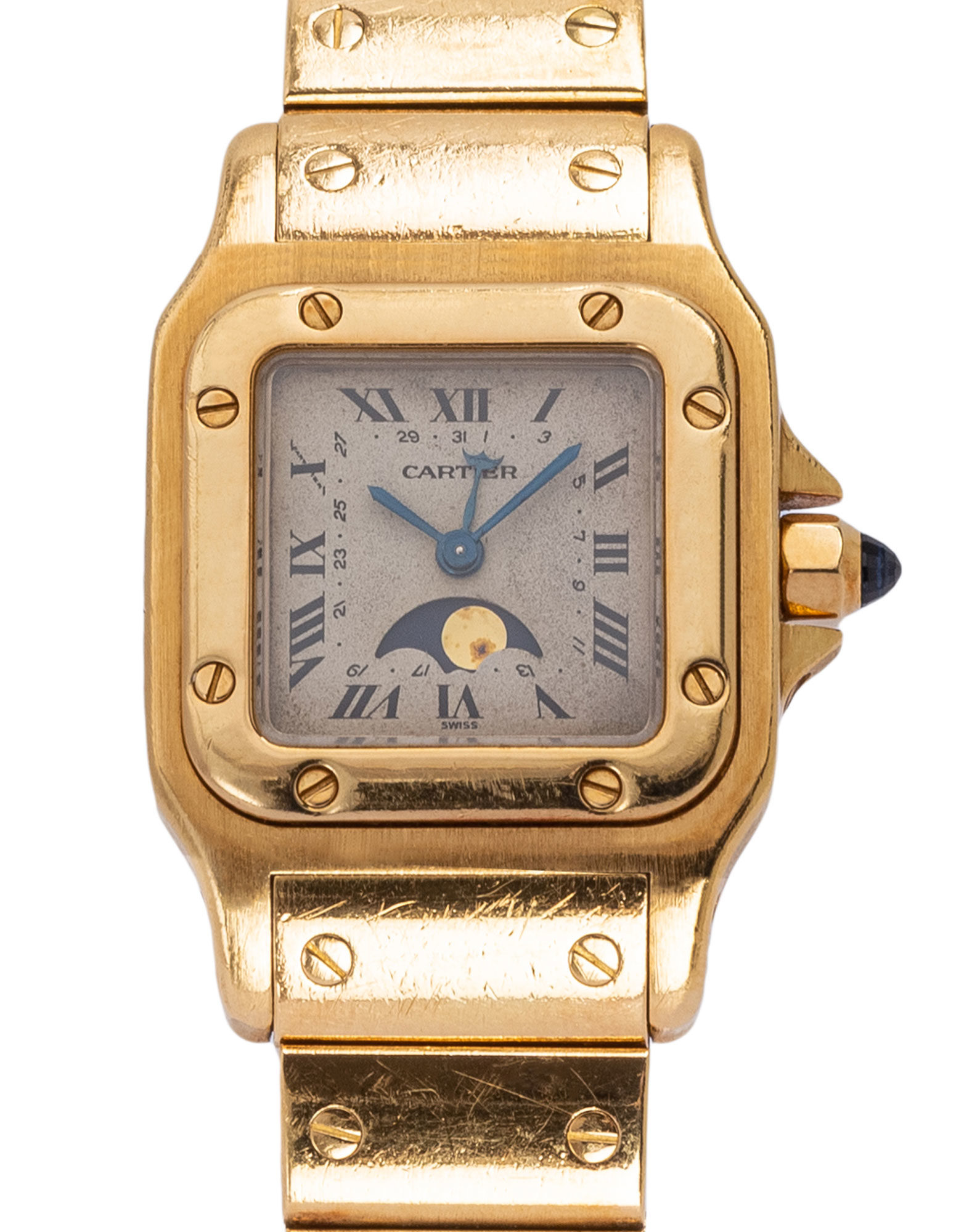 Cartier hotsell santos moonphase