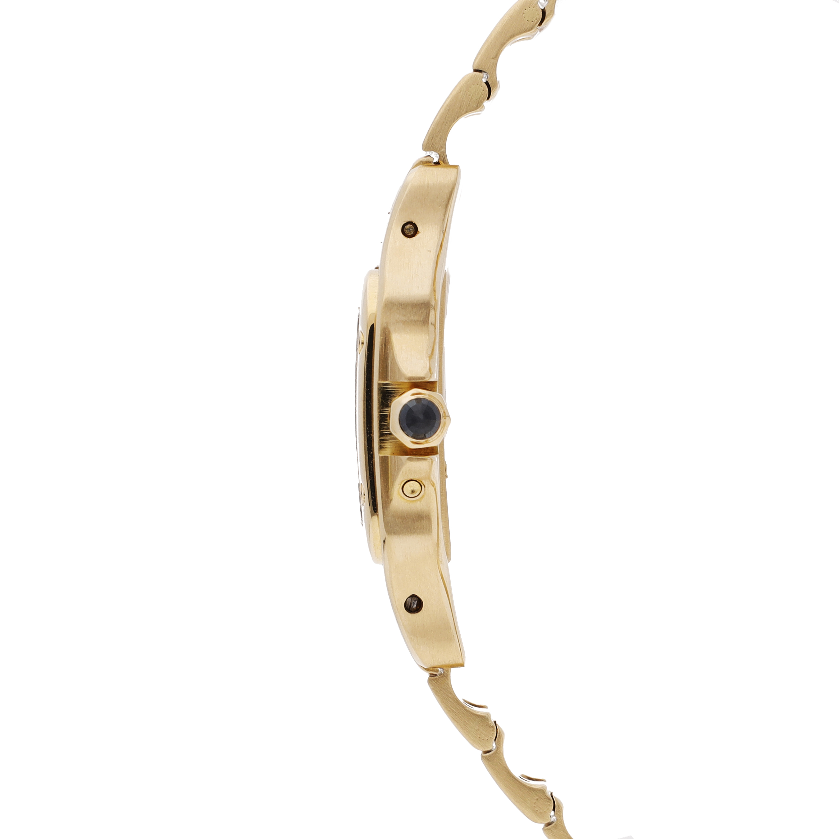 Cartier クォーツ時計 ホワイト/ゴールド The Cartier 2901 in 18K white gold, set with dazzling diamonds and