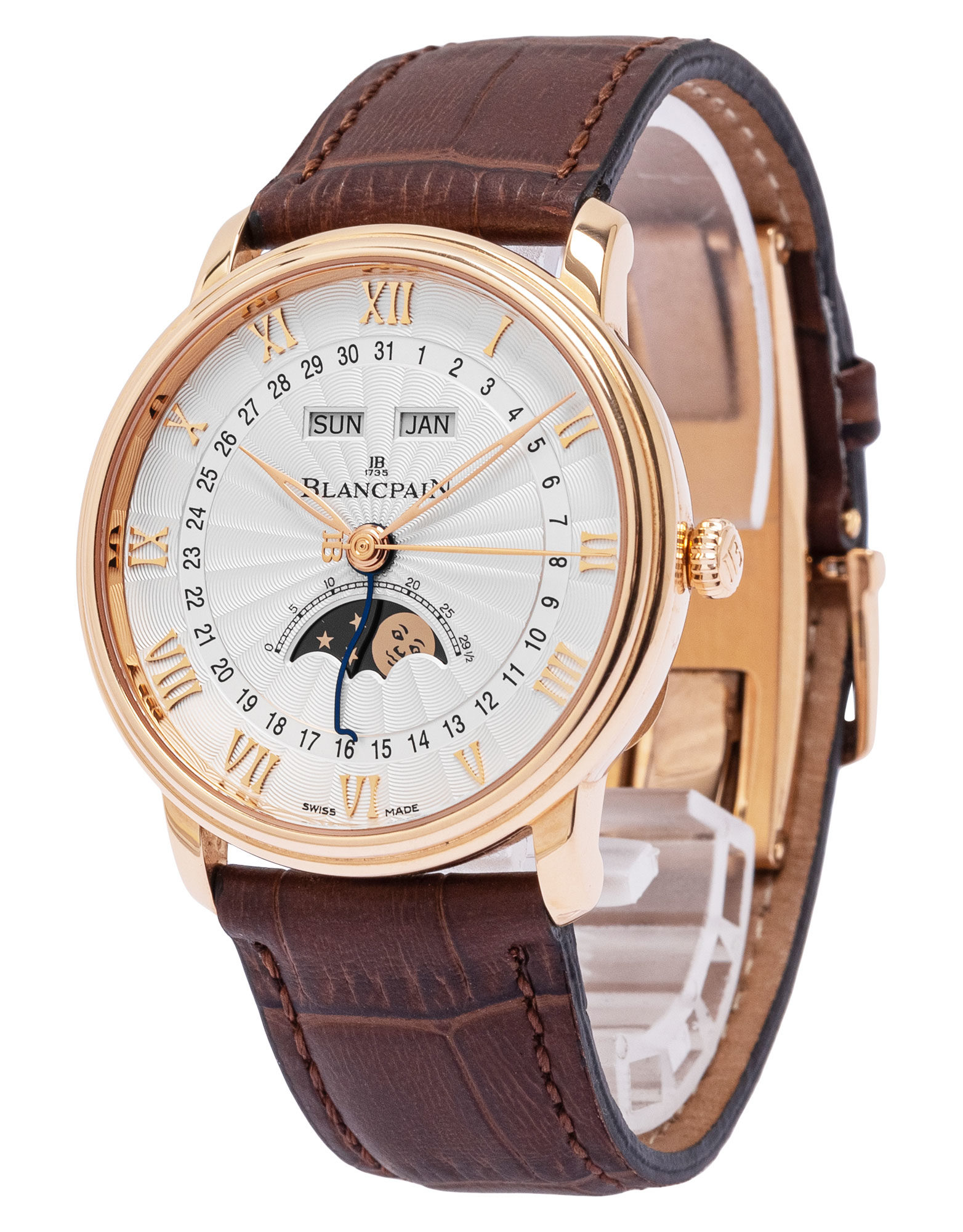 Blancpain Villeret 6664 3642 55B in Rotgold CHRONEXT