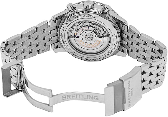 Breitling Navitimer 1 B01 Chronograph 46 Automatic Black Dial Steel Men's  Watch AB0127211B1A1