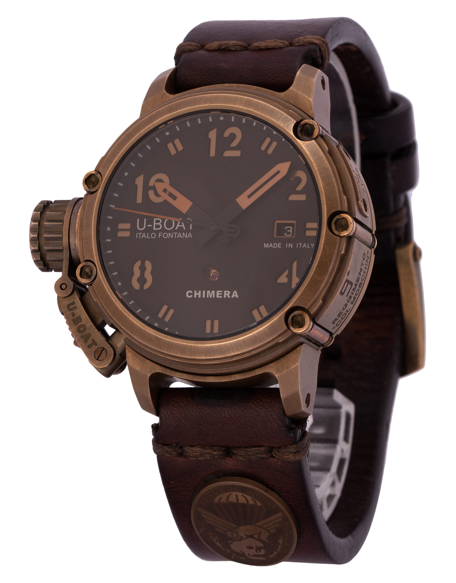 U-Boat 2016 pre-owned Chimera Bronze Limited Edition 43mm - Black