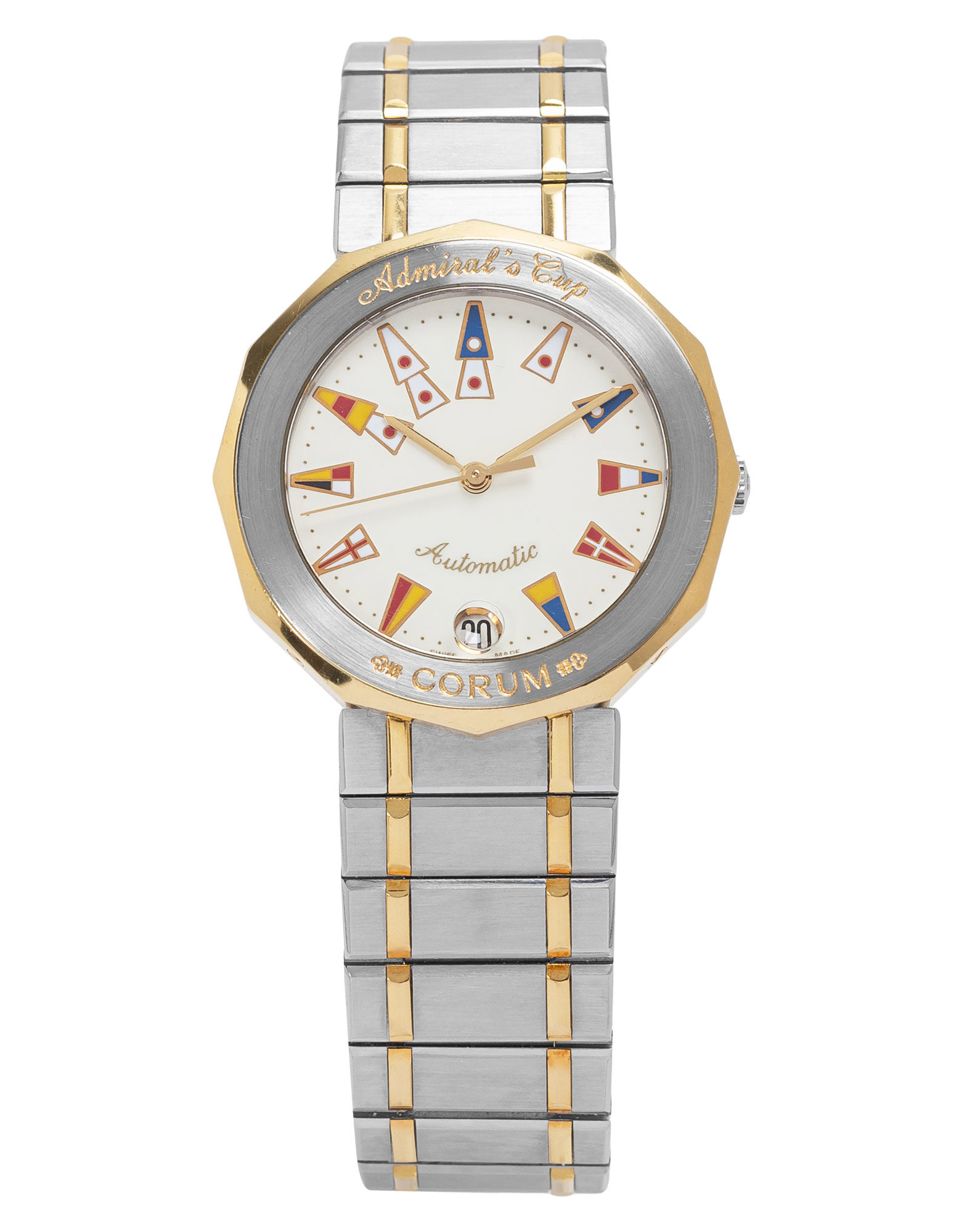 Corum Admiral's Cup 89.810.21V-52 in Stainless Steel Yellow Gold