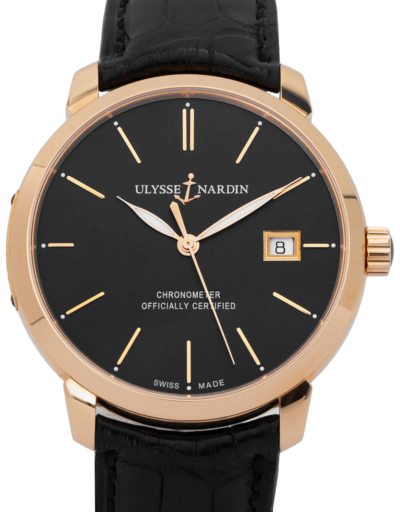 Ulysse Nardin Classico 8156 111 in Rose Gold CHRONEXT