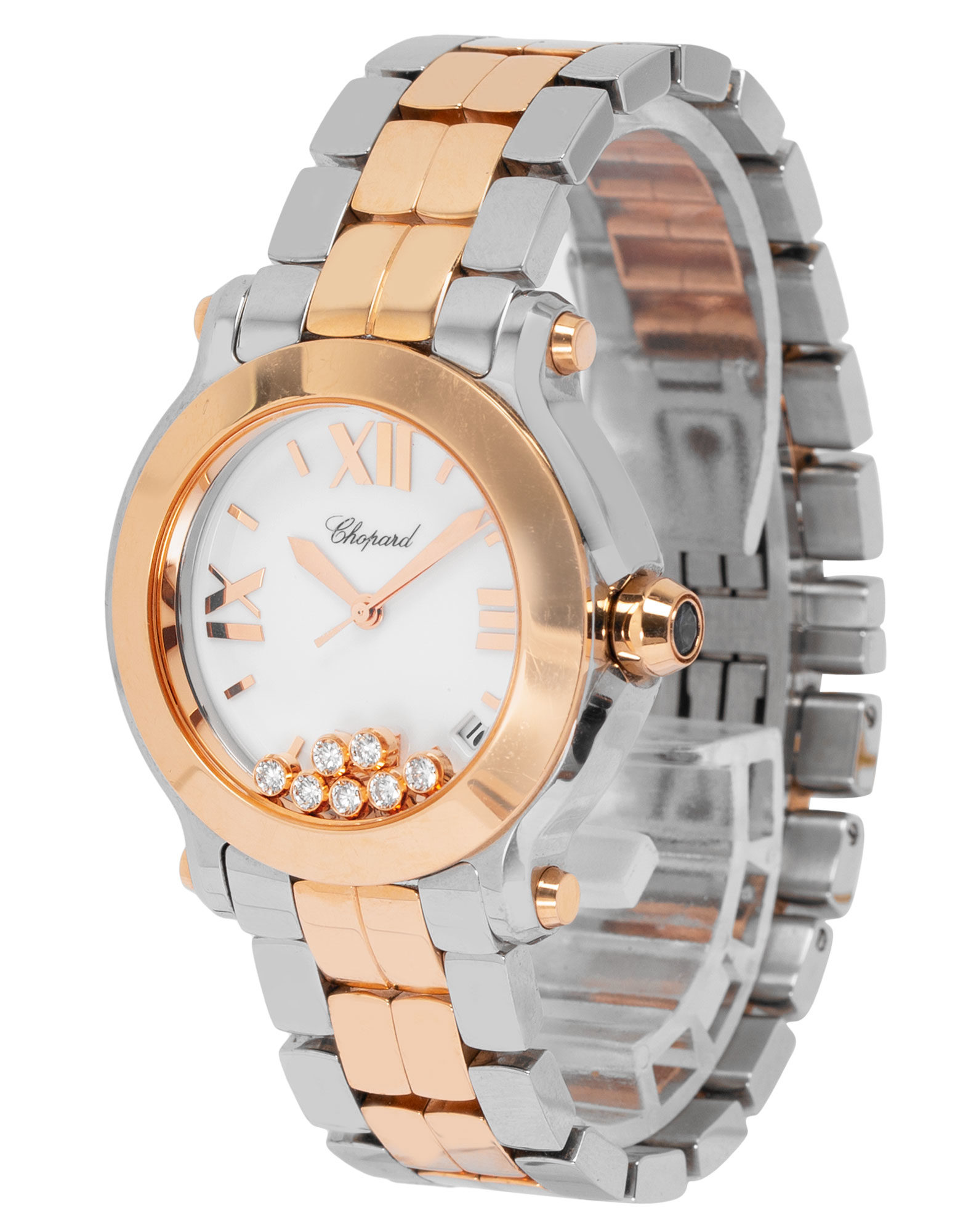 Chopard Happy Sport 278488 9001 en Acier inoxydable Or rose