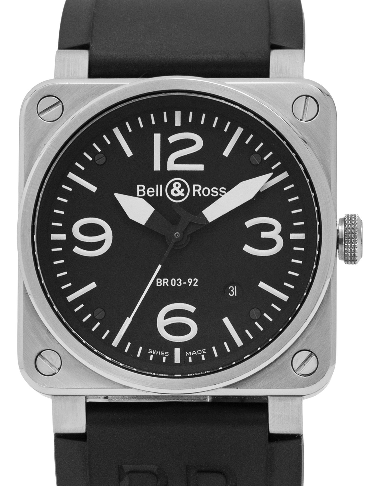 Bell Ross BR 03 92 BR03 92 S in Stainless Steel CHRONEXT