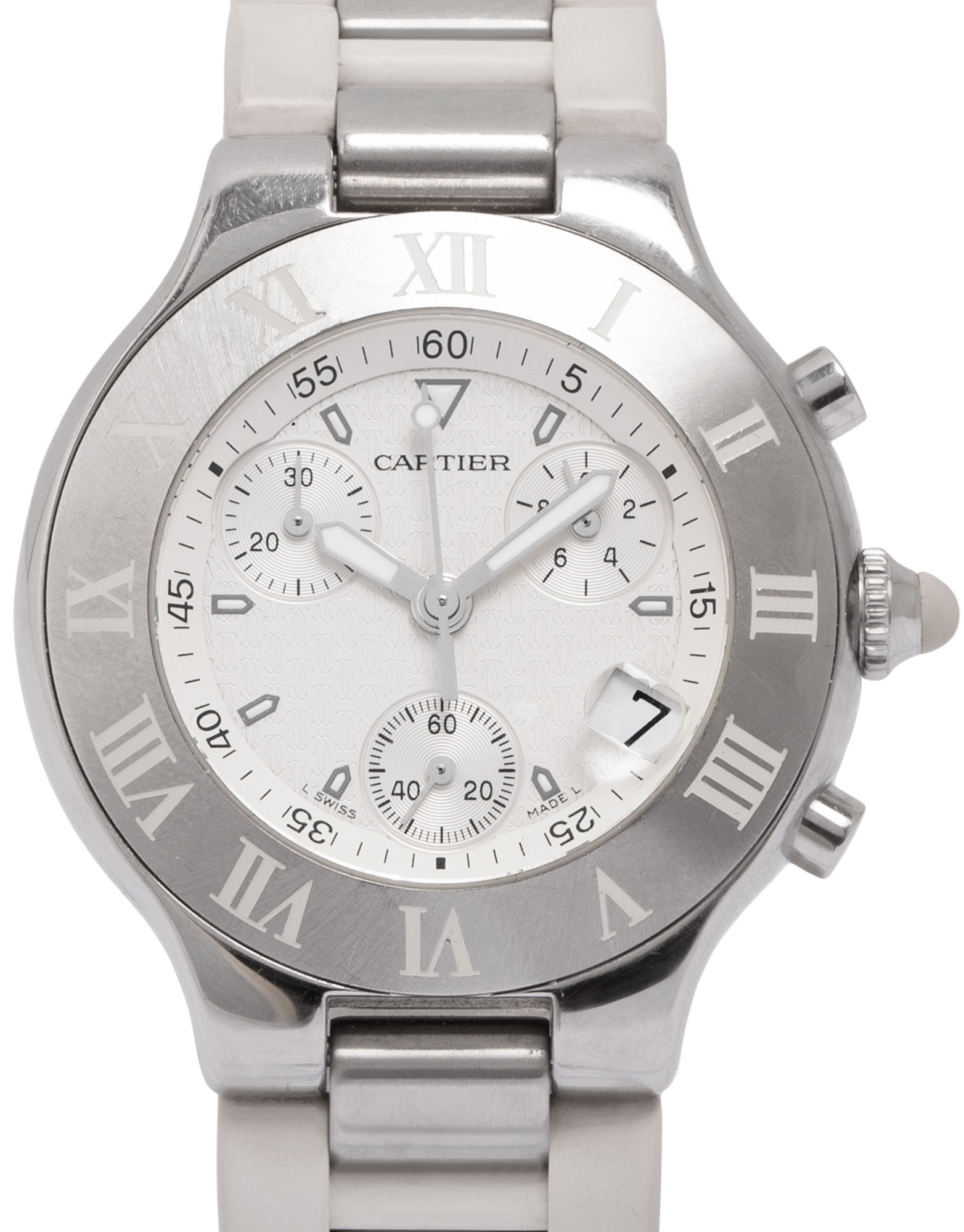 Cartier Must W10184U2 in Stainless Steel CHRONEXT