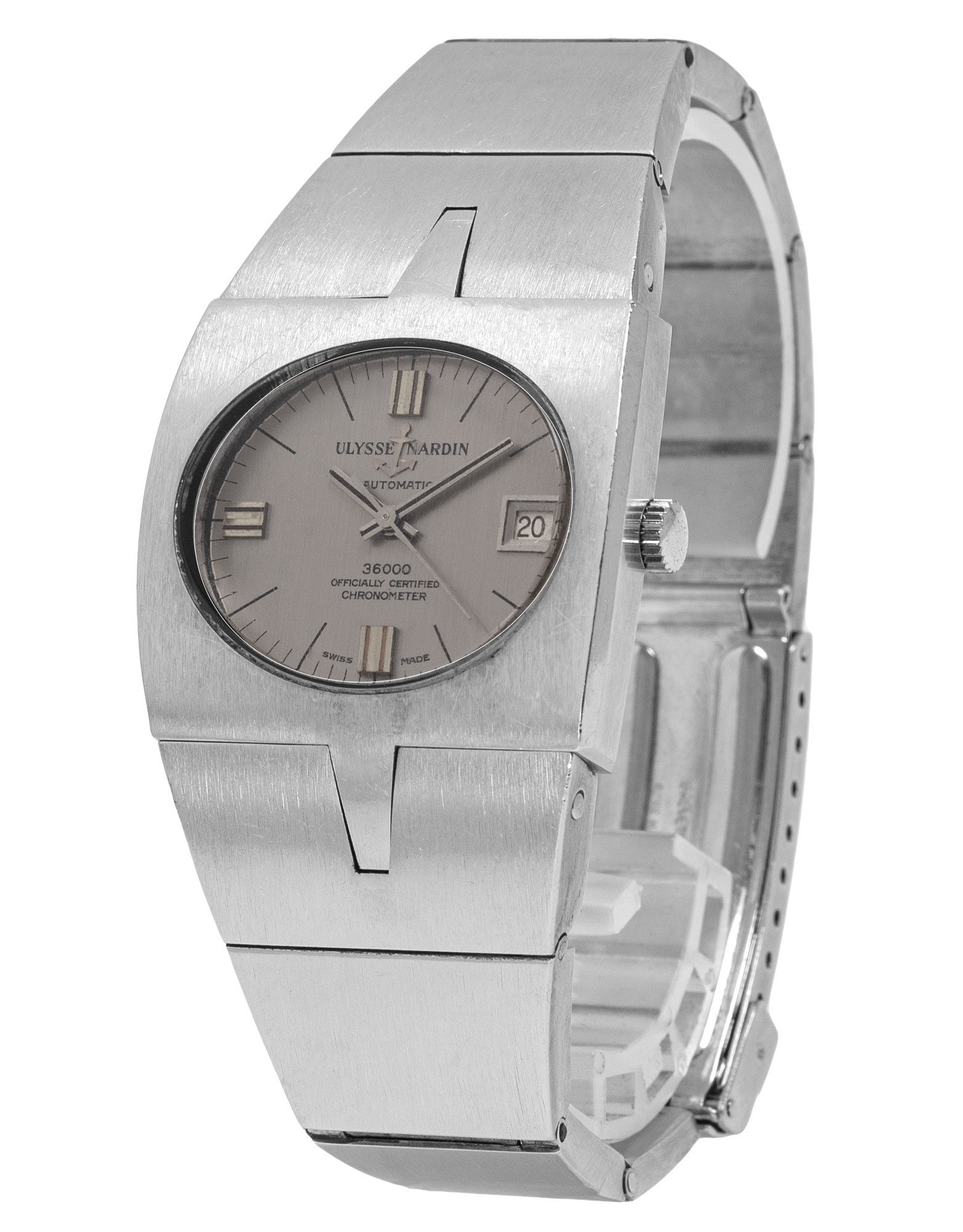 Ulysse Nardin 36000 Chronometer A-7650 in Stainless Steel | CHRONEXT
