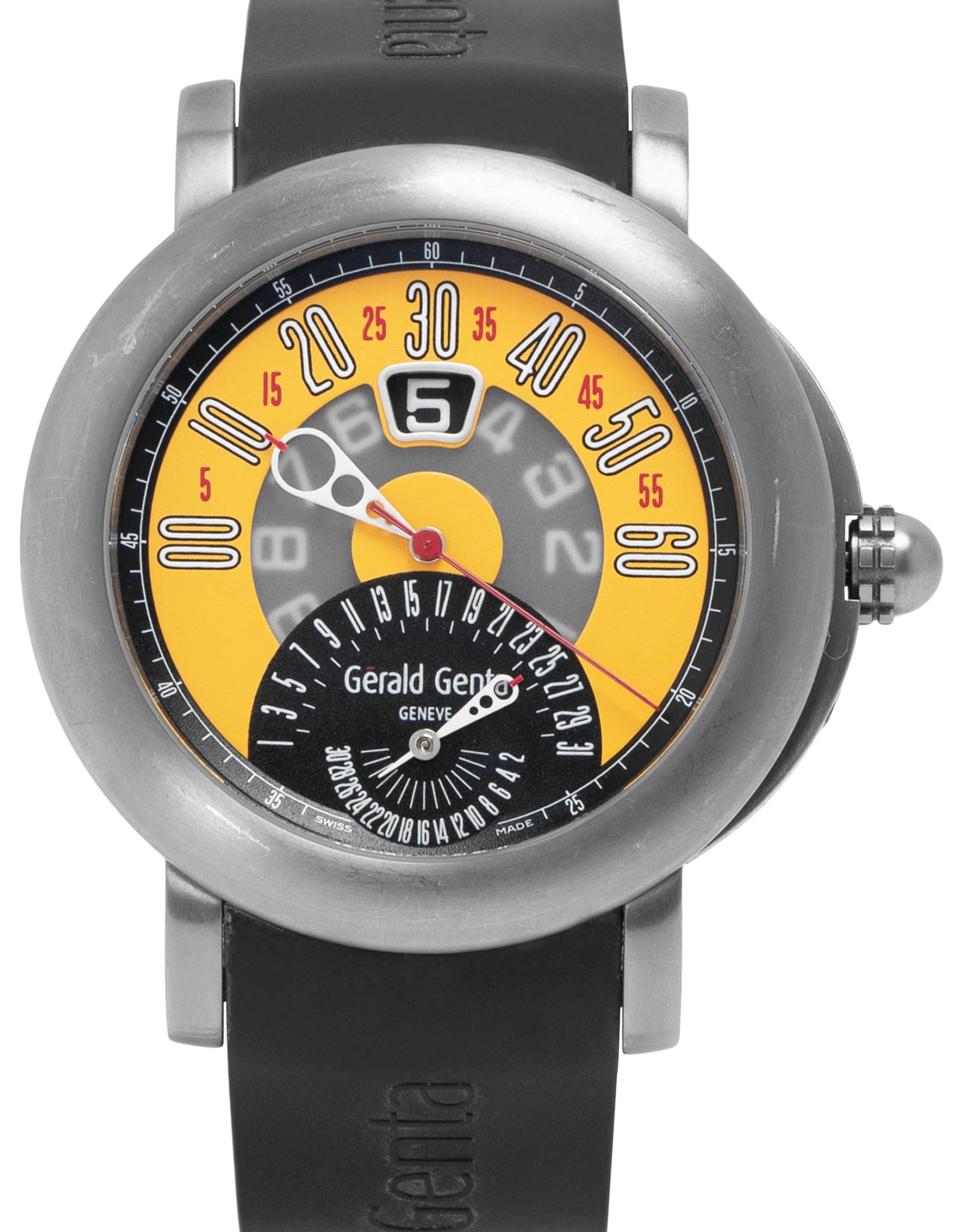 Lancette Di Ricambio Per Orologio Gerald Genta Bi-Retro Sport BSP.Y.80.268.RW.BD RBR 46mm | A2Zwatchparts