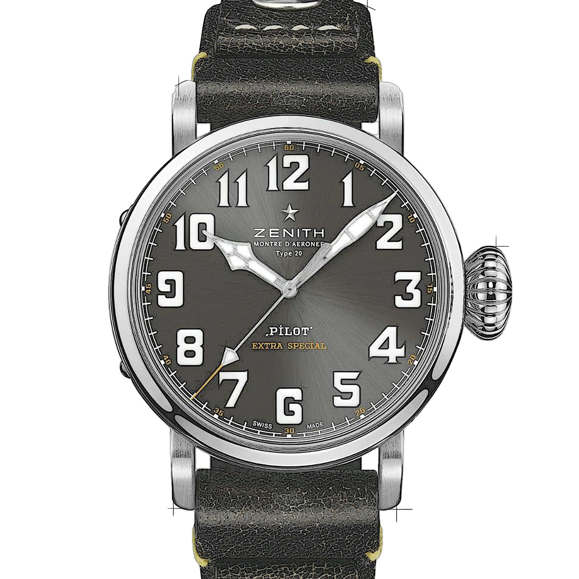 Zenith Pilot in Stainless Steel