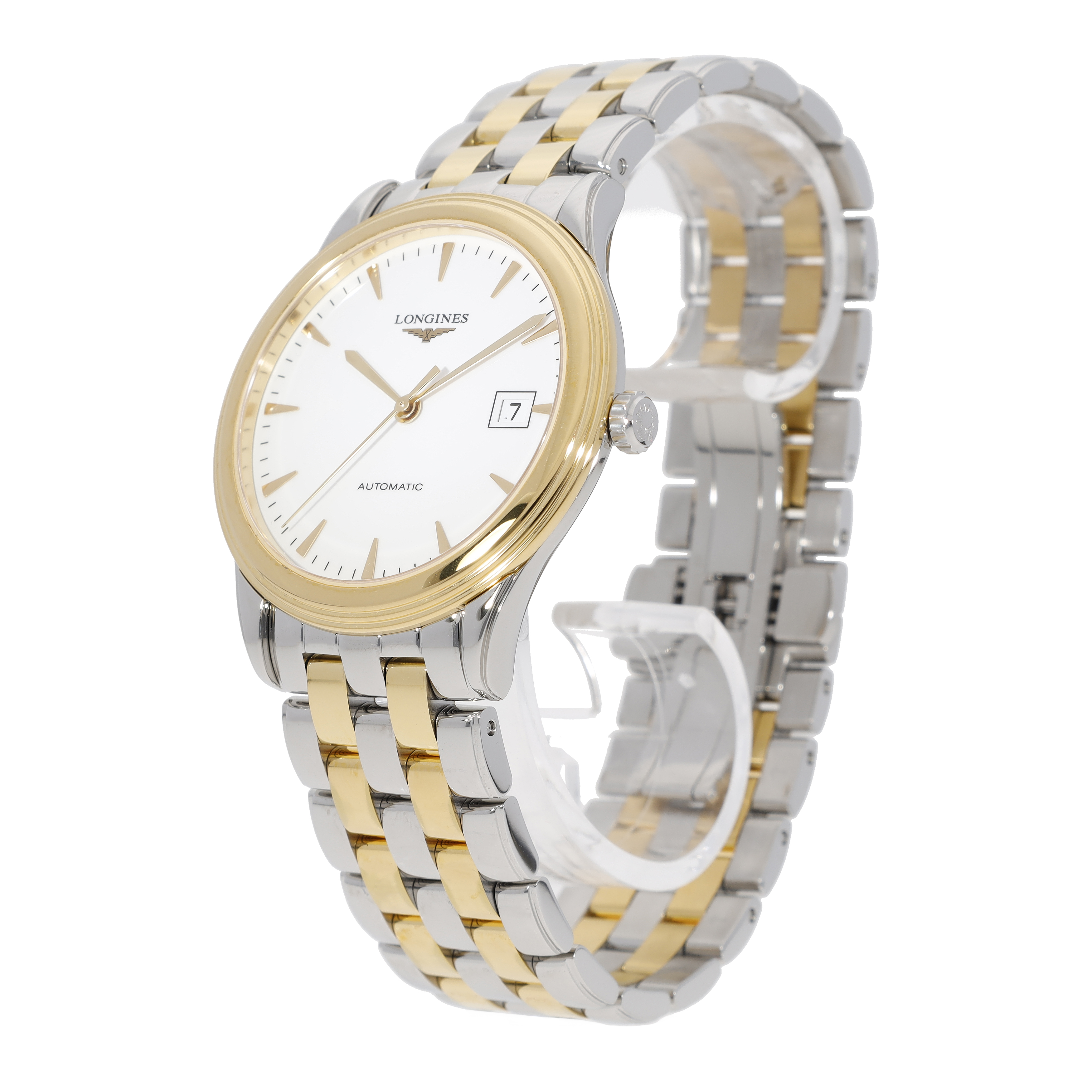 Longines Flagship L4.974.3.22.7 in Stainless Steel Yellow Pvd