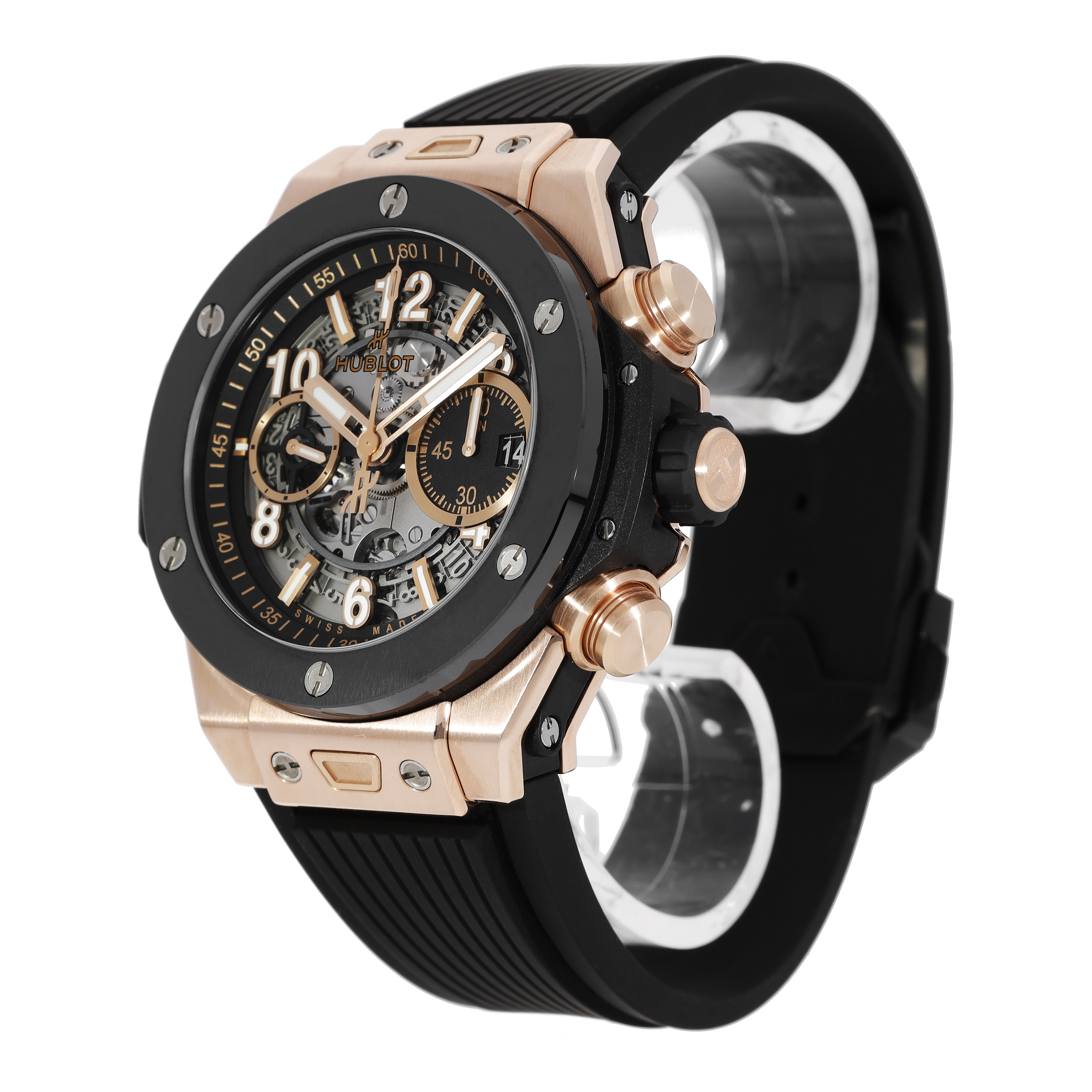 Hublot hot sale ceramic gold