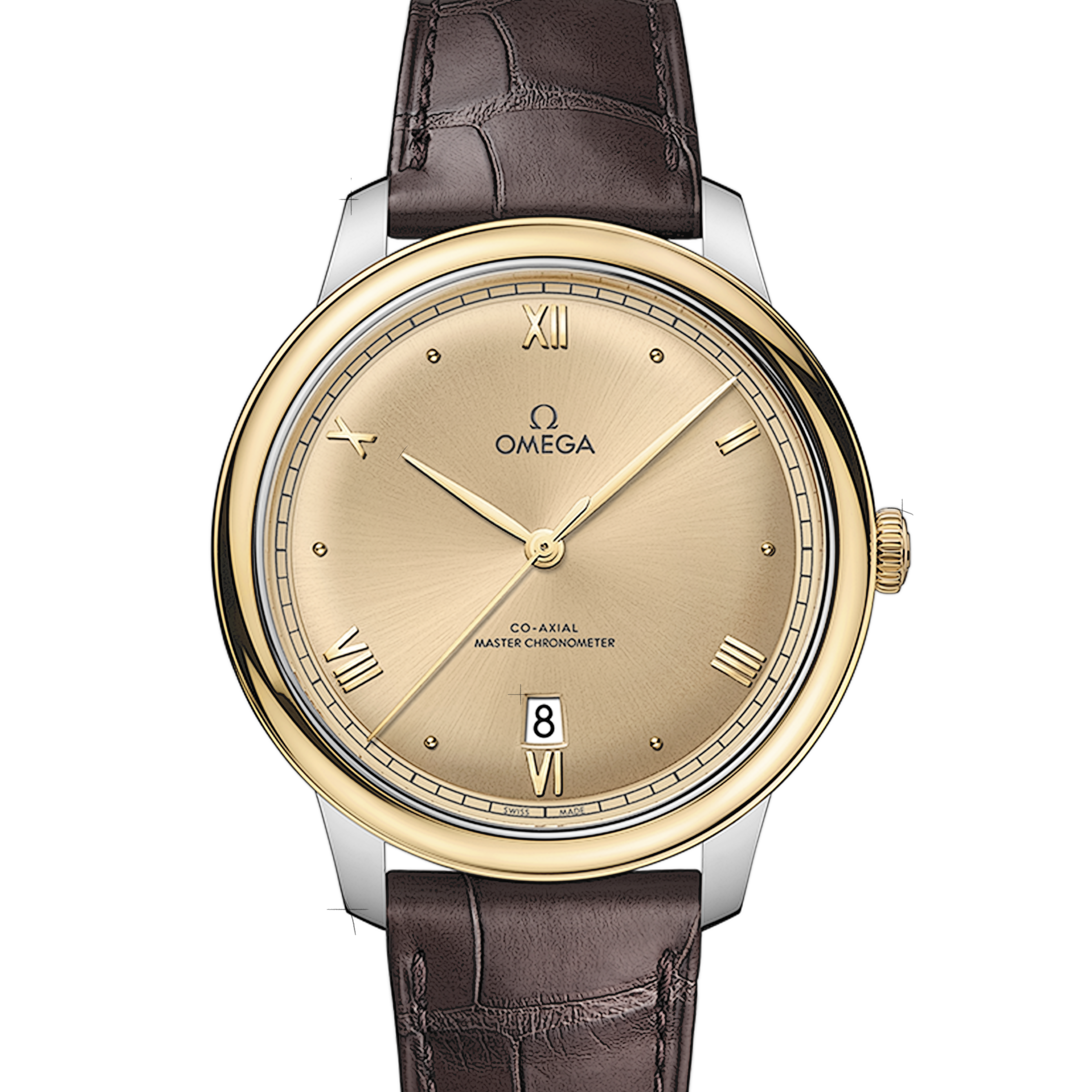 Omega De Ville in Acciaio inox oro giallo