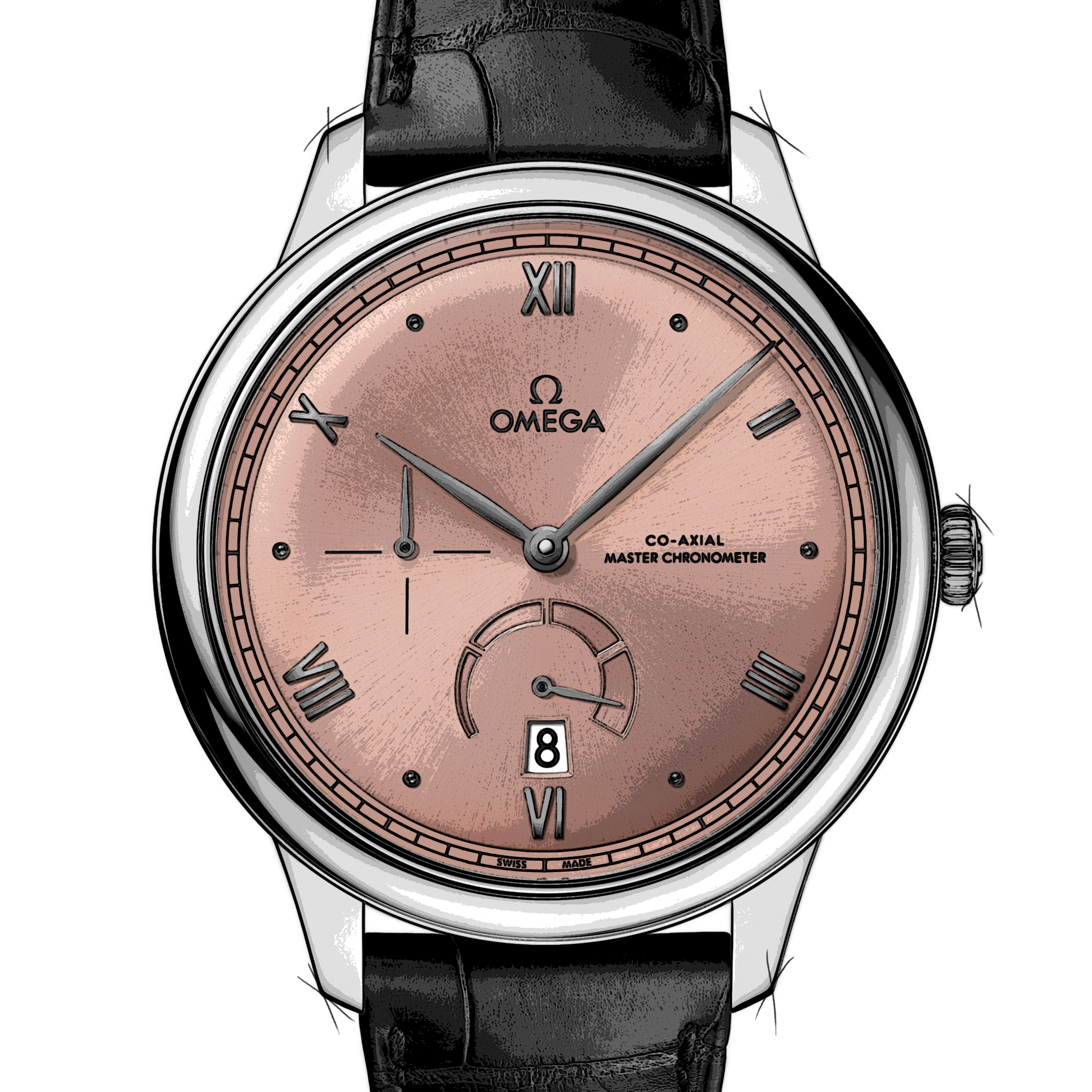 Omega De Ville Prestige Co-Axial Master Chronometer Gangreserve 41 mm
