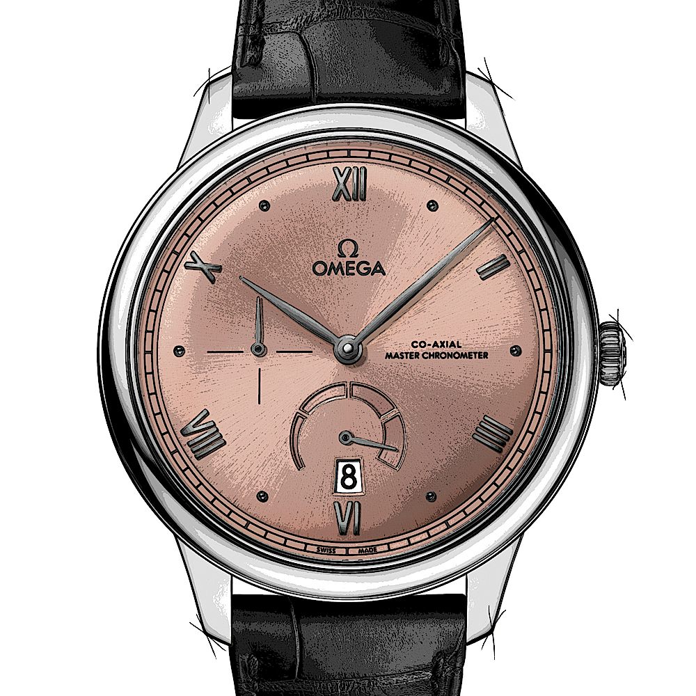 Omega Omega De Ville Prestige Co-Axial Master Chronometer Gangreserve 41 mm