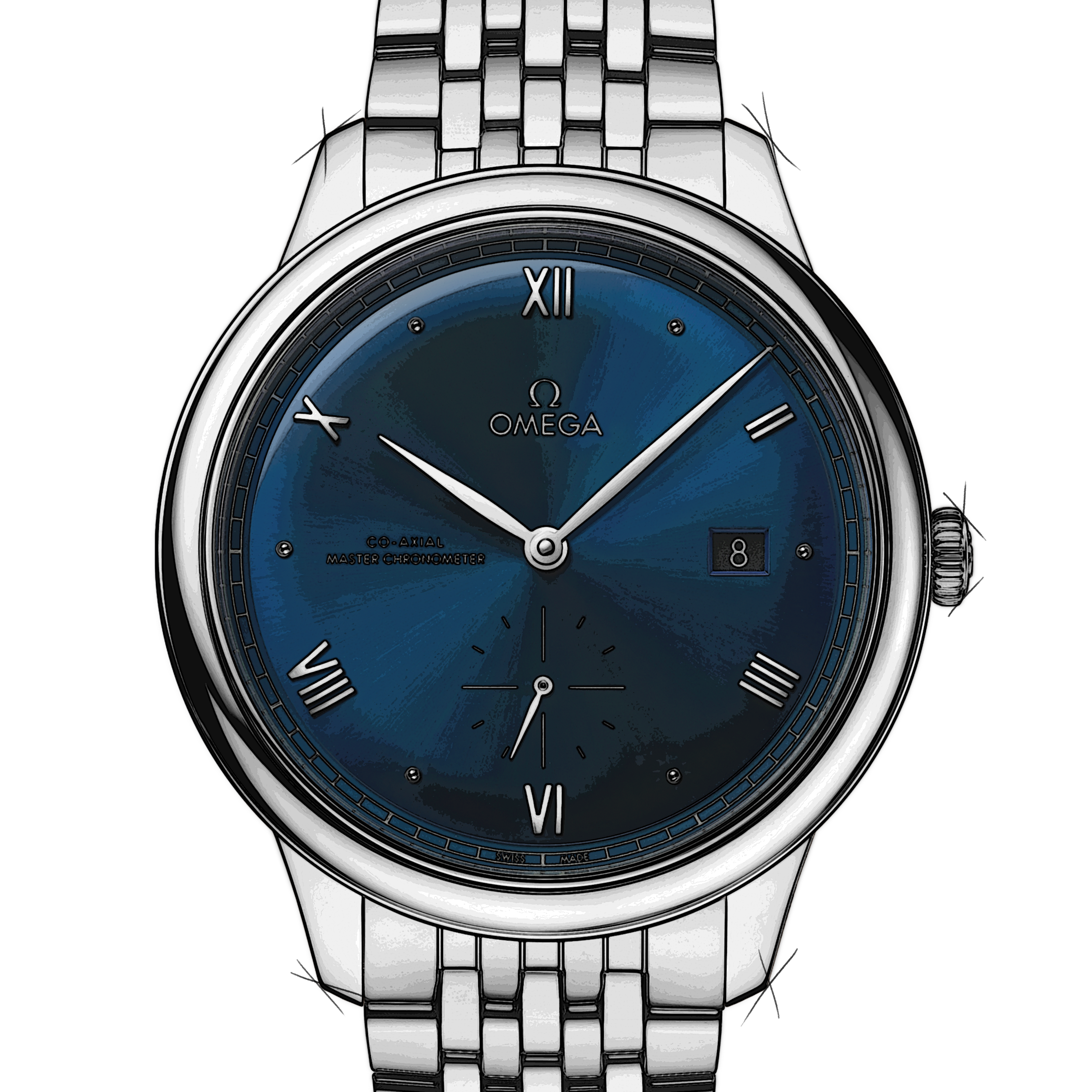 Omega De Ville Prestige Co-Axial Master Chronometer Small Seconds 41 mm
