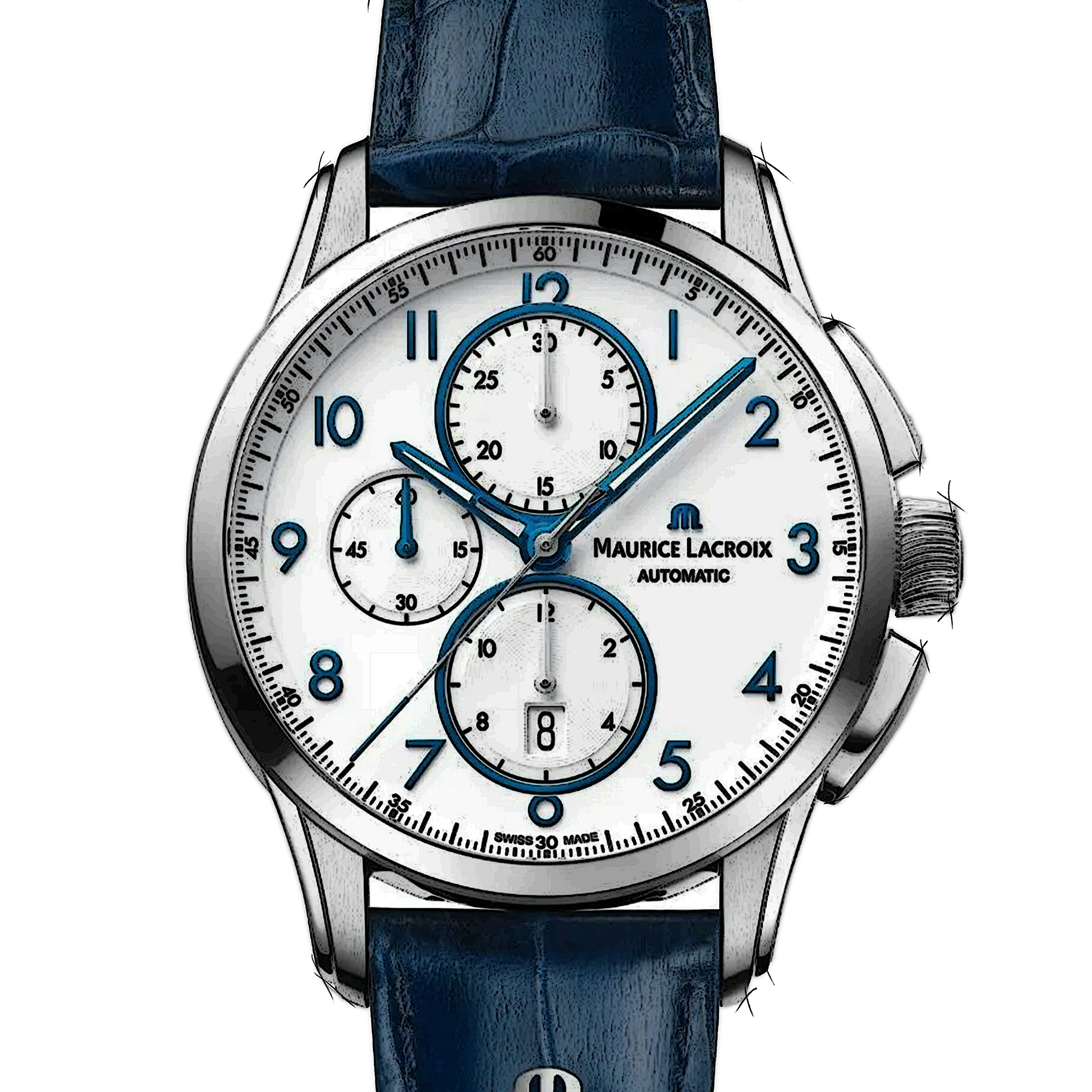 Maurice Lacroix Pontos PT6388-SS001-120-4 Stainless | Steel in CHRONEXT