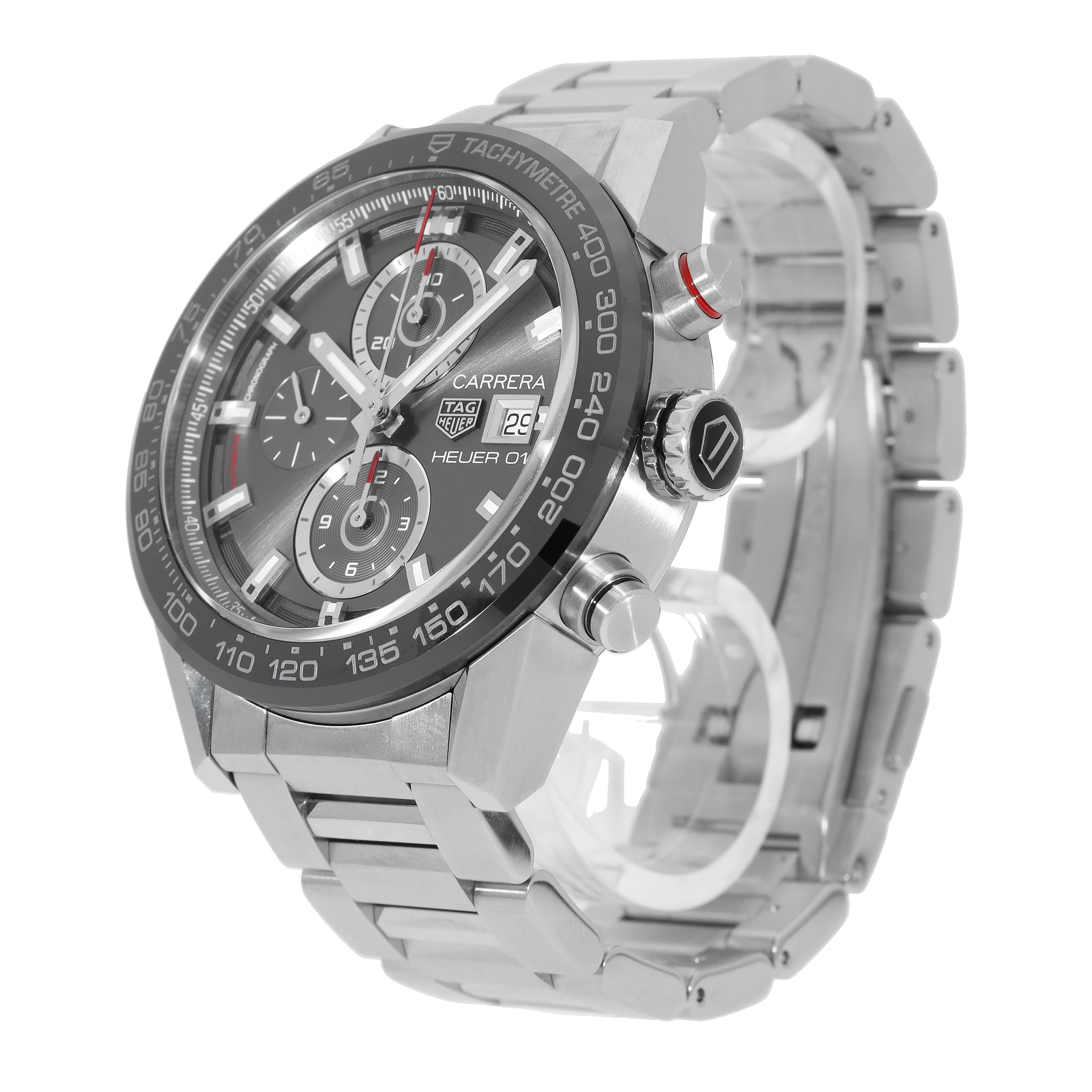 TAG Heuer Carrera CAR201W.BA0714 in Ceramic Steel CHRONEXT