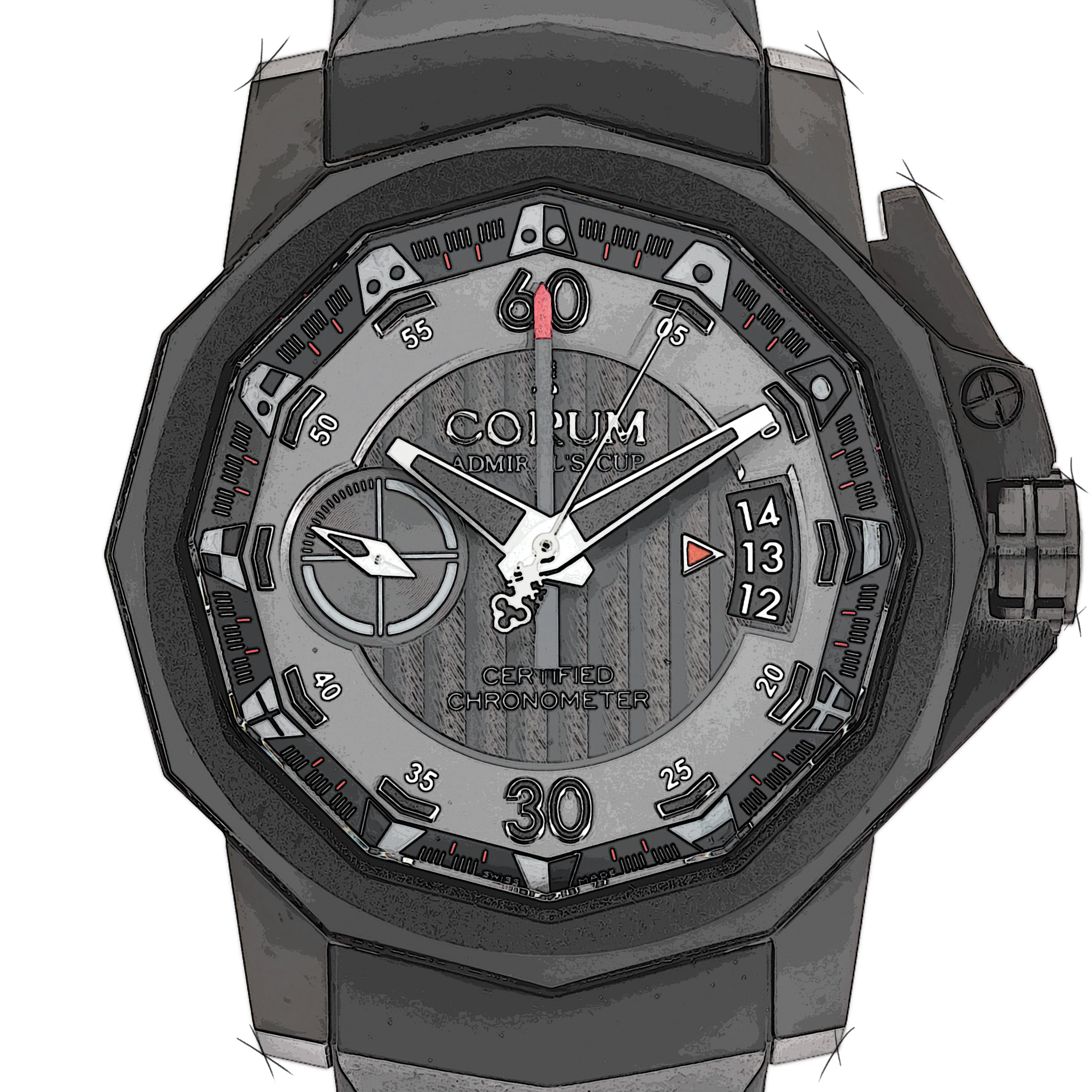 Corum Admiral's Cup 961.101.94/F371 AN12