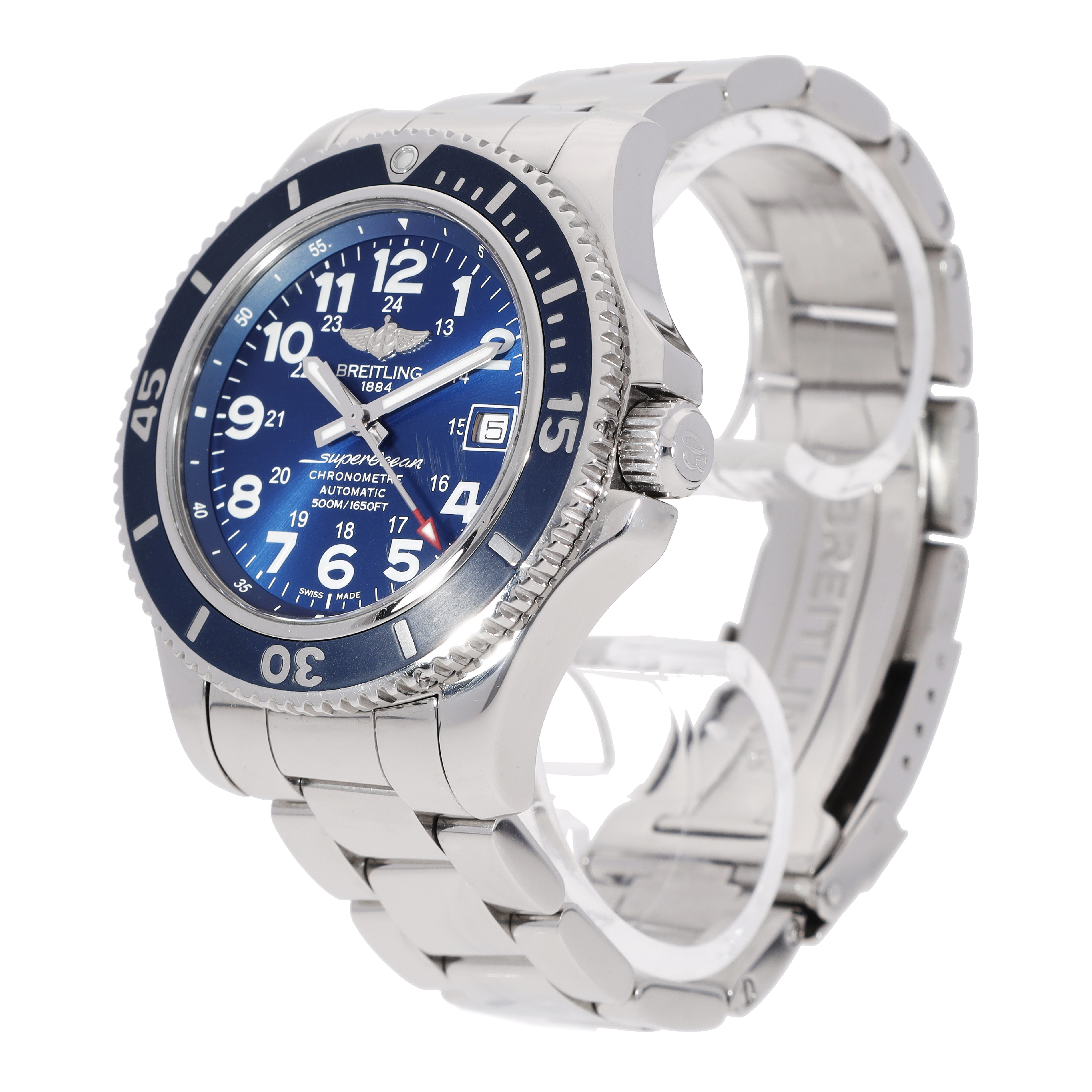 Breitling superocean ii sales 42 blue