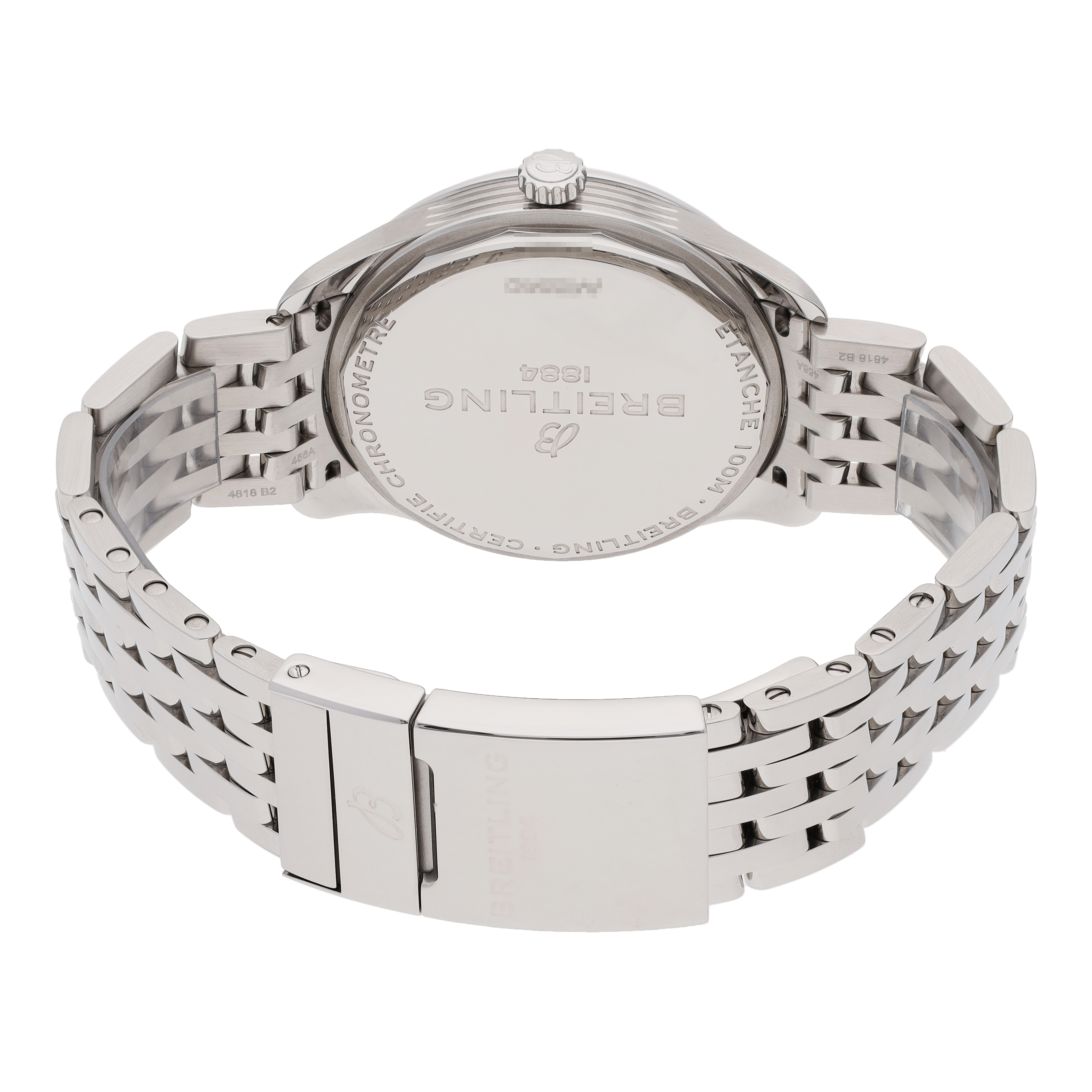 Breitling stainless steel discount back