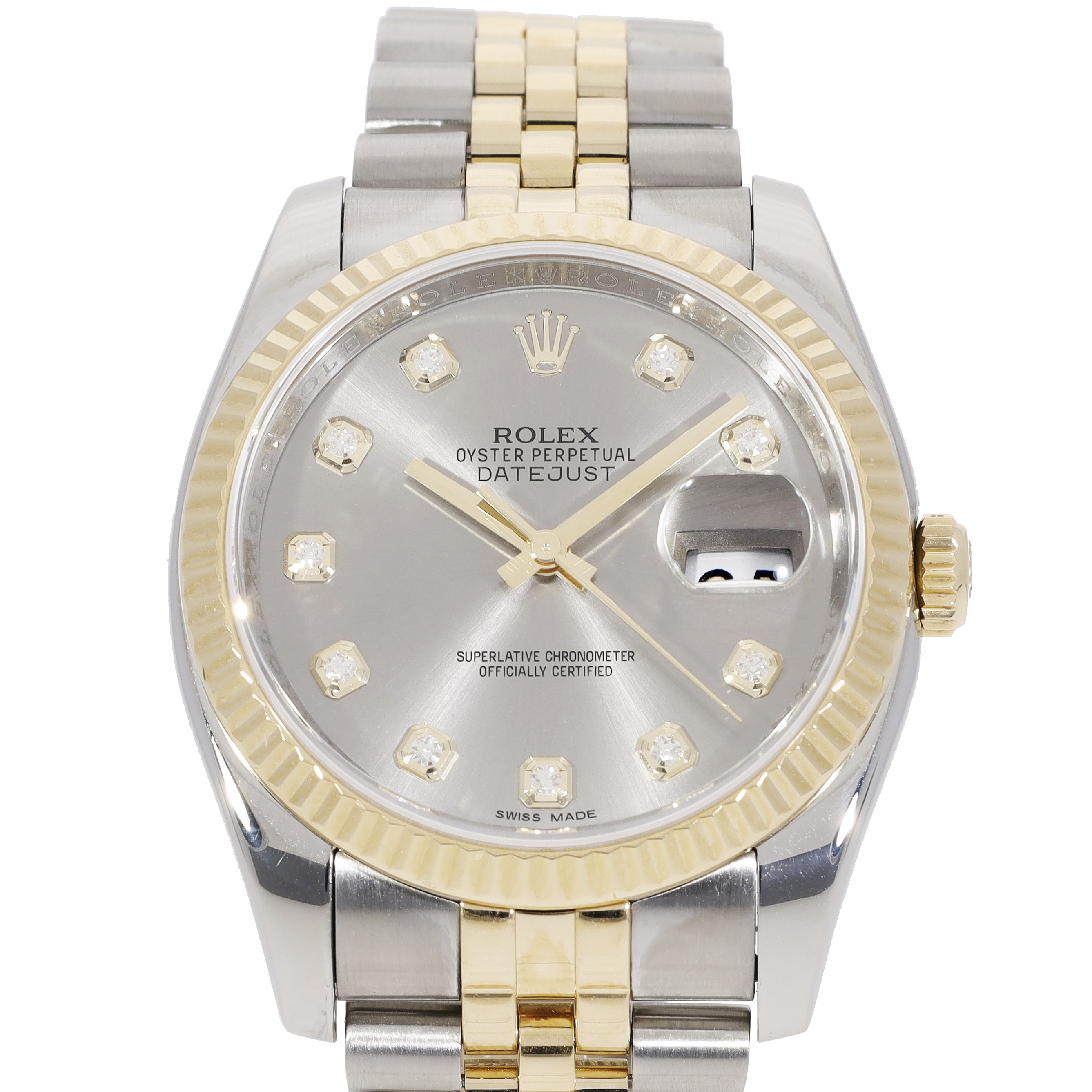 Rolex Datejust 116233 in Stainless Steel Yellow Gold | CHRONEXT