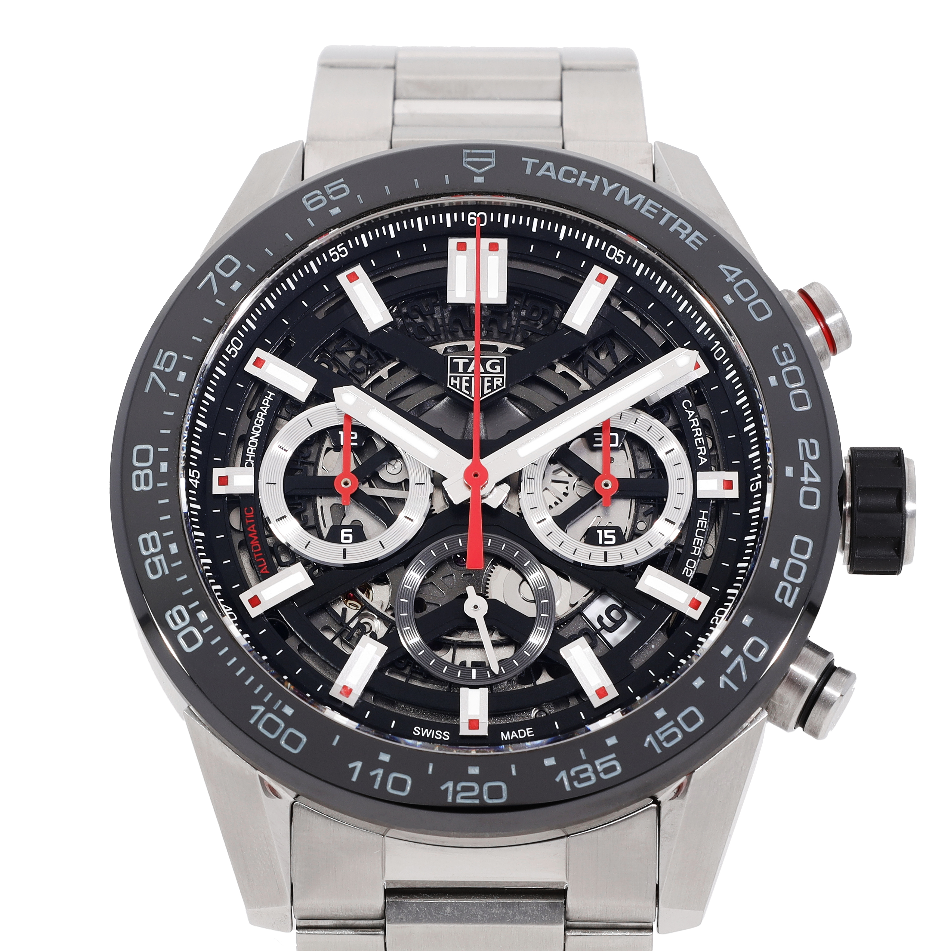 TAG Heuer Carrera CBG2A1Z.BA0658 in Stainless Steel CHRONEXT