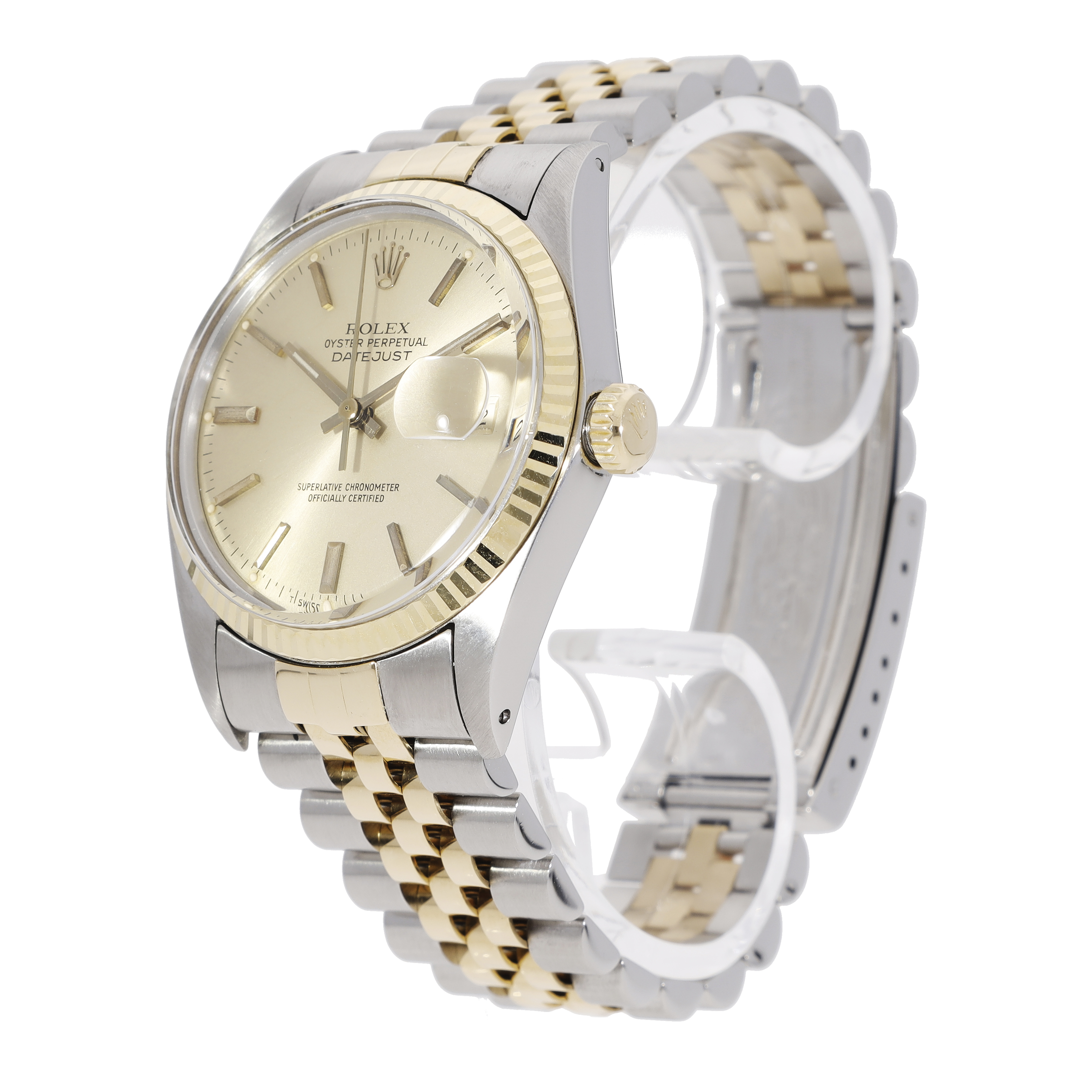 Rolex Datejust 16013 in Stainless Steel Yellow Gold CHRONEXT