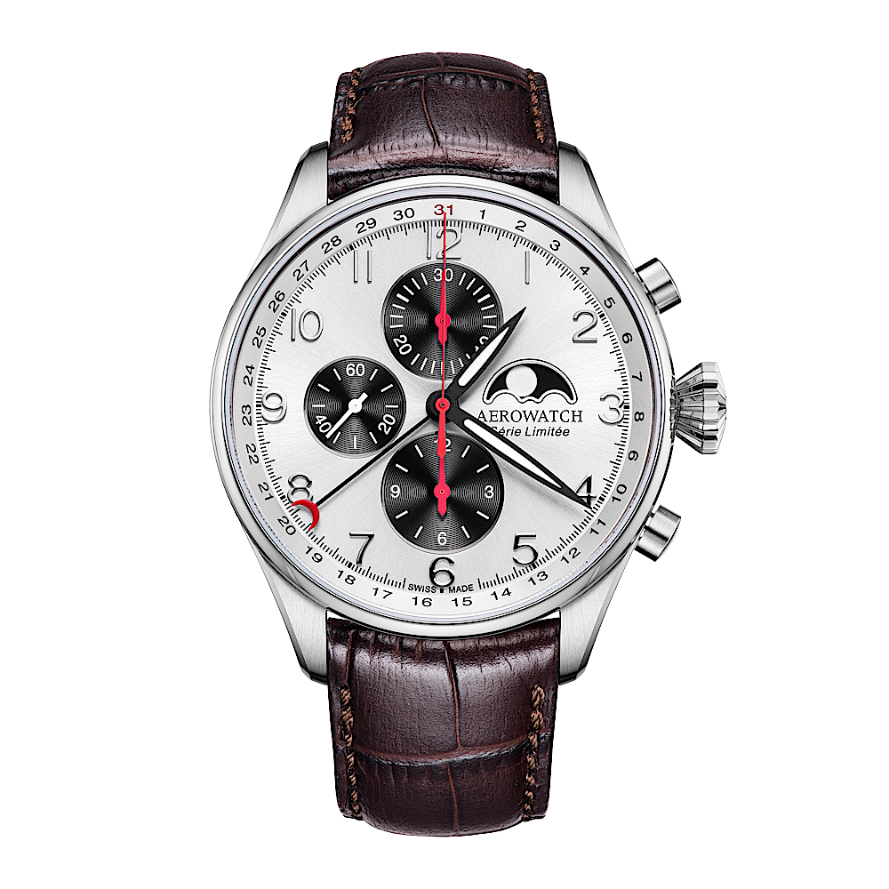 Aerowatch Aerowatch Les Grandes Classiques Chrono Moon Phase Limited Edition