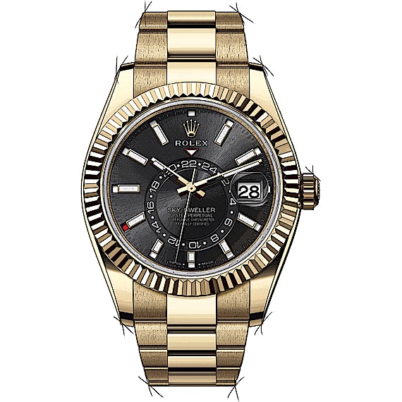 Rolex Sky Dweller 336938 in Yellow Gold CHRONEXT