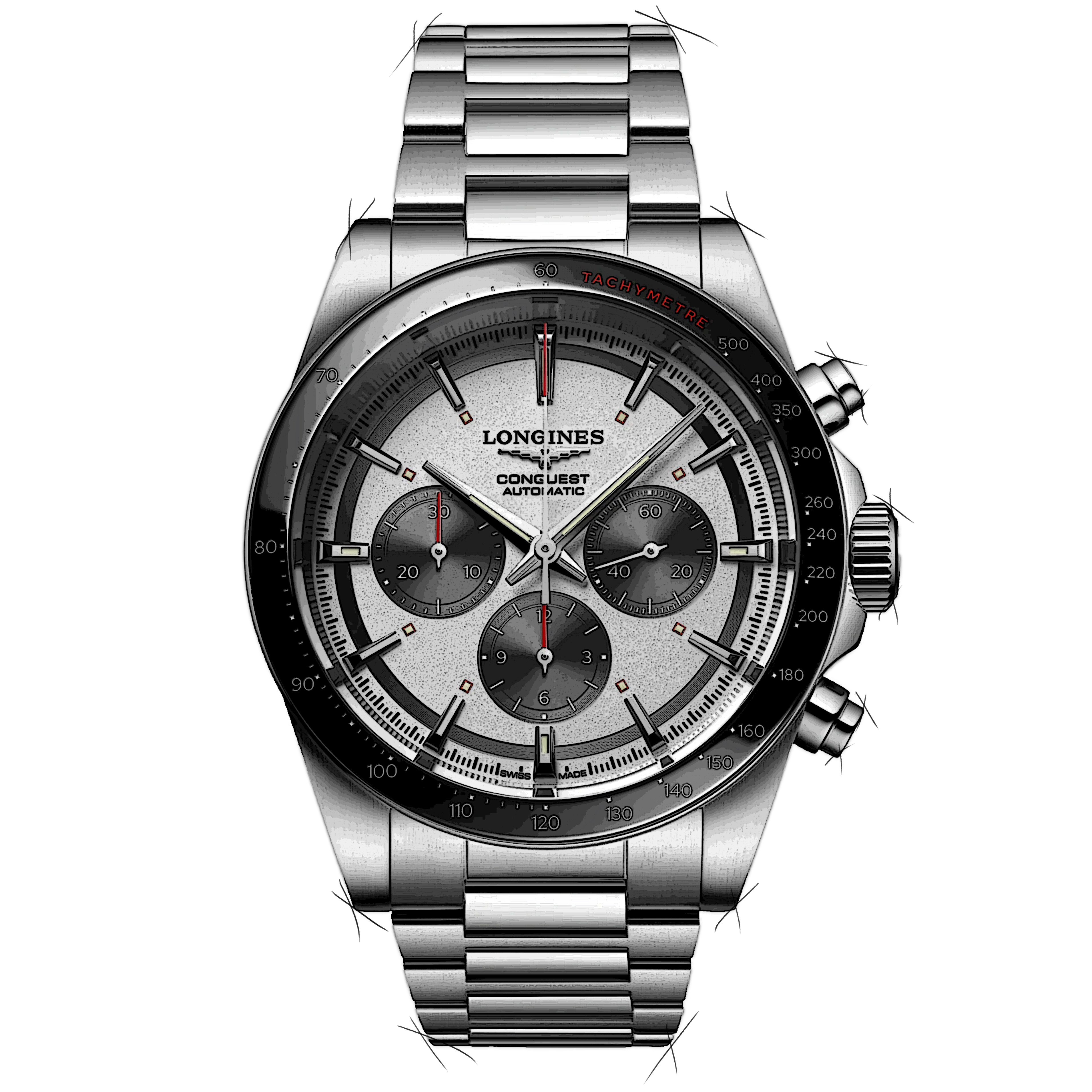 Longines Conquest L3.835.4.72.6 in Stainless Steel | CHRONEXT
