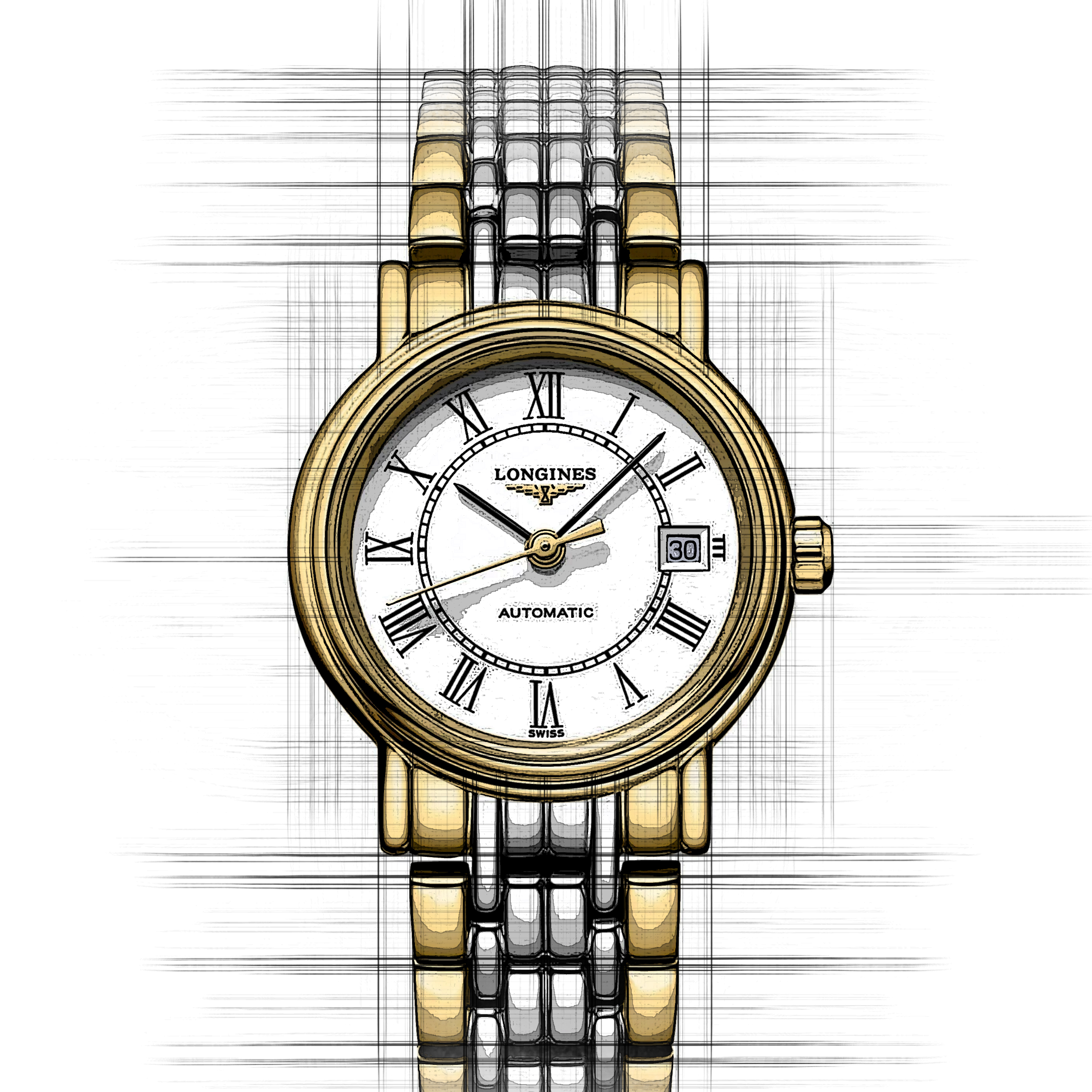 Longines Présence L4.321.2.11.7