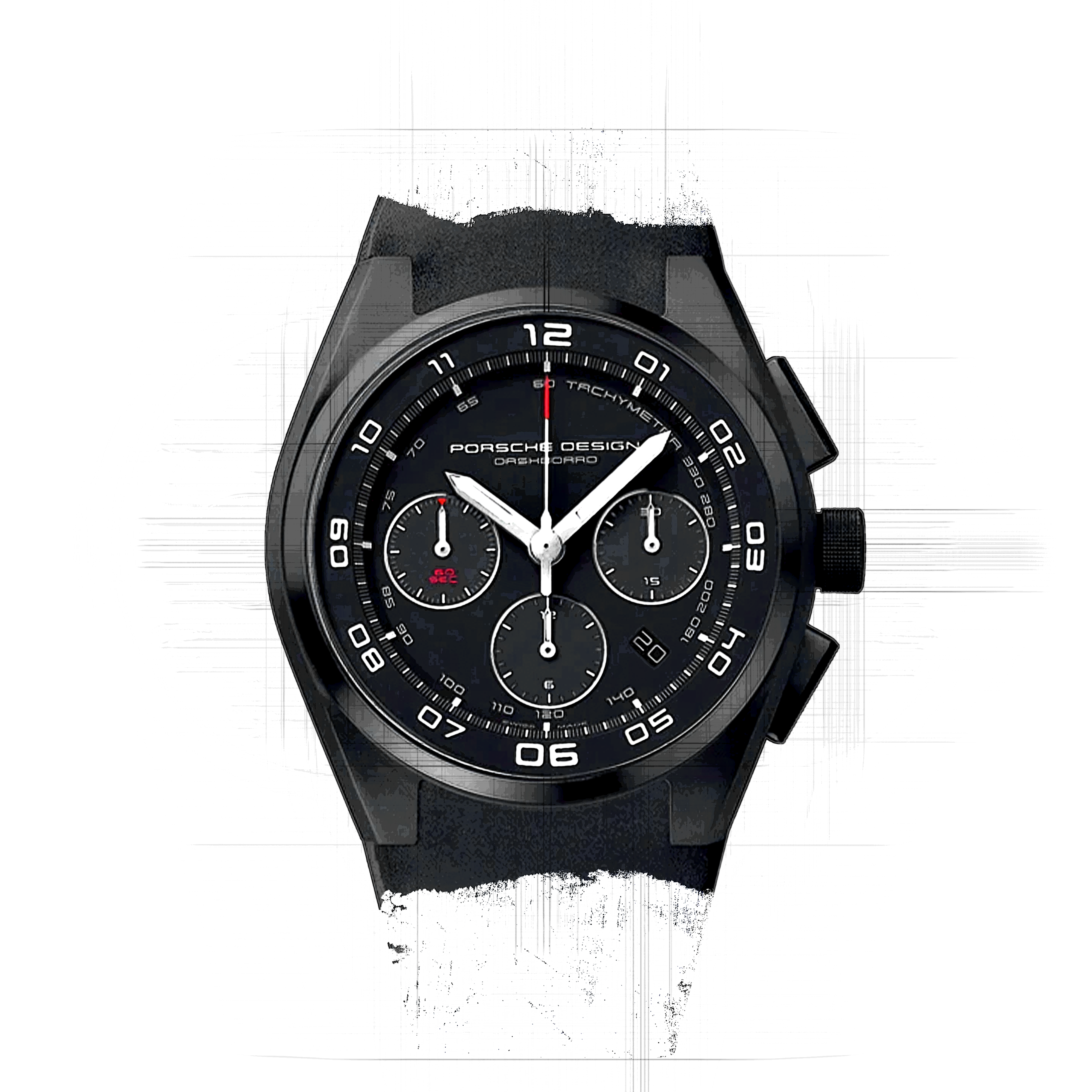 Porsche Design Dashboard P.662013461238 in Titanium | CHRONEXT