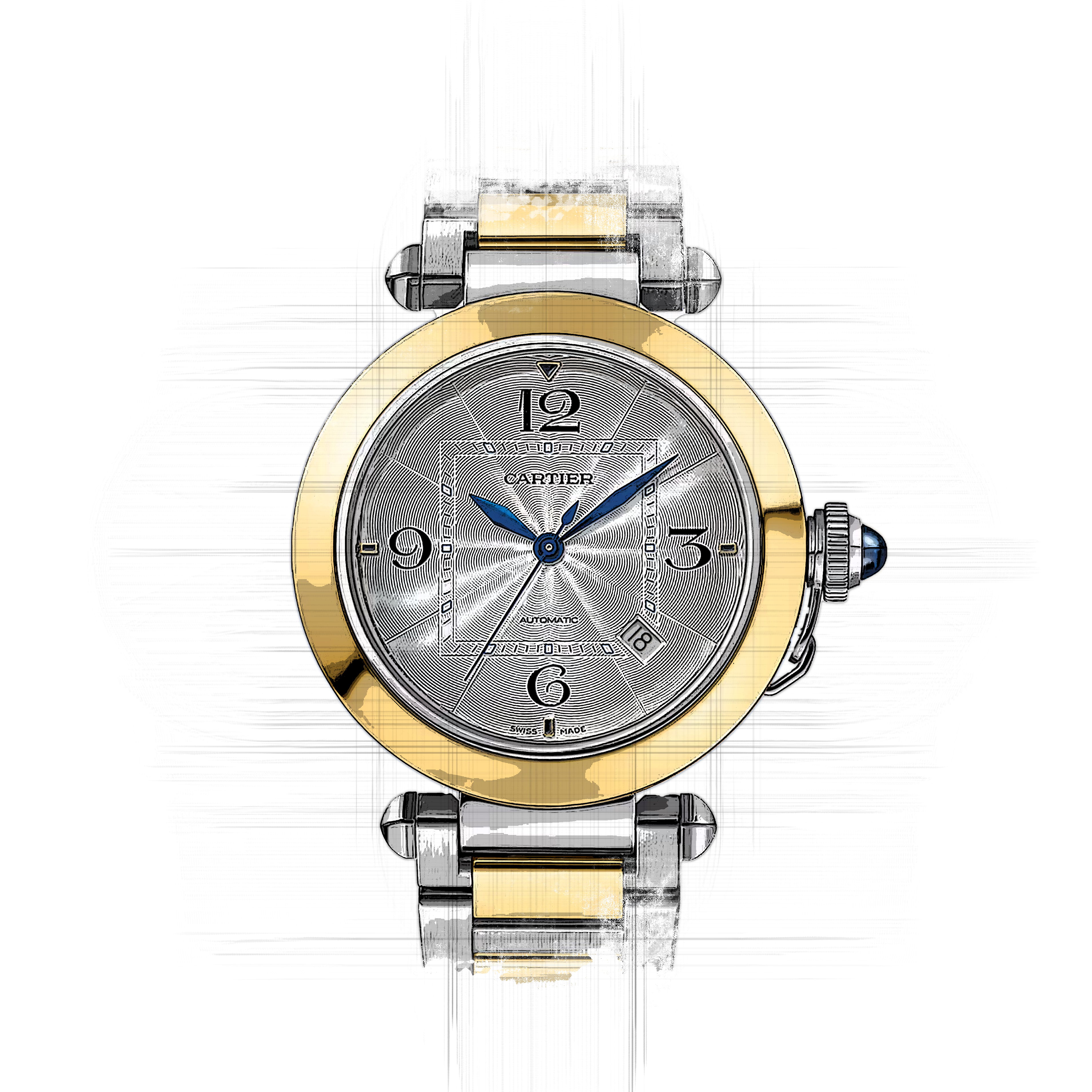 Cartier Pasha W2PA0009