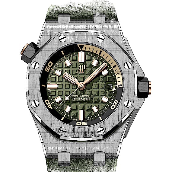 Audemars Piguet Royal Oak Offshore 15720ST.OO.A052CA.01  Audemars Piguet Royal Oak Offshore 15720ST.OO.A052CA.01