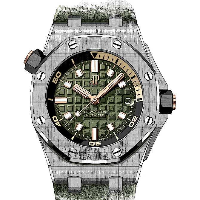 Audemars Piguet Royal Oak Offshore 15720ST.OO.A052CA.01 Audemars Piguet Royal Oak Offshore 15720ST.OO.A052CA.01