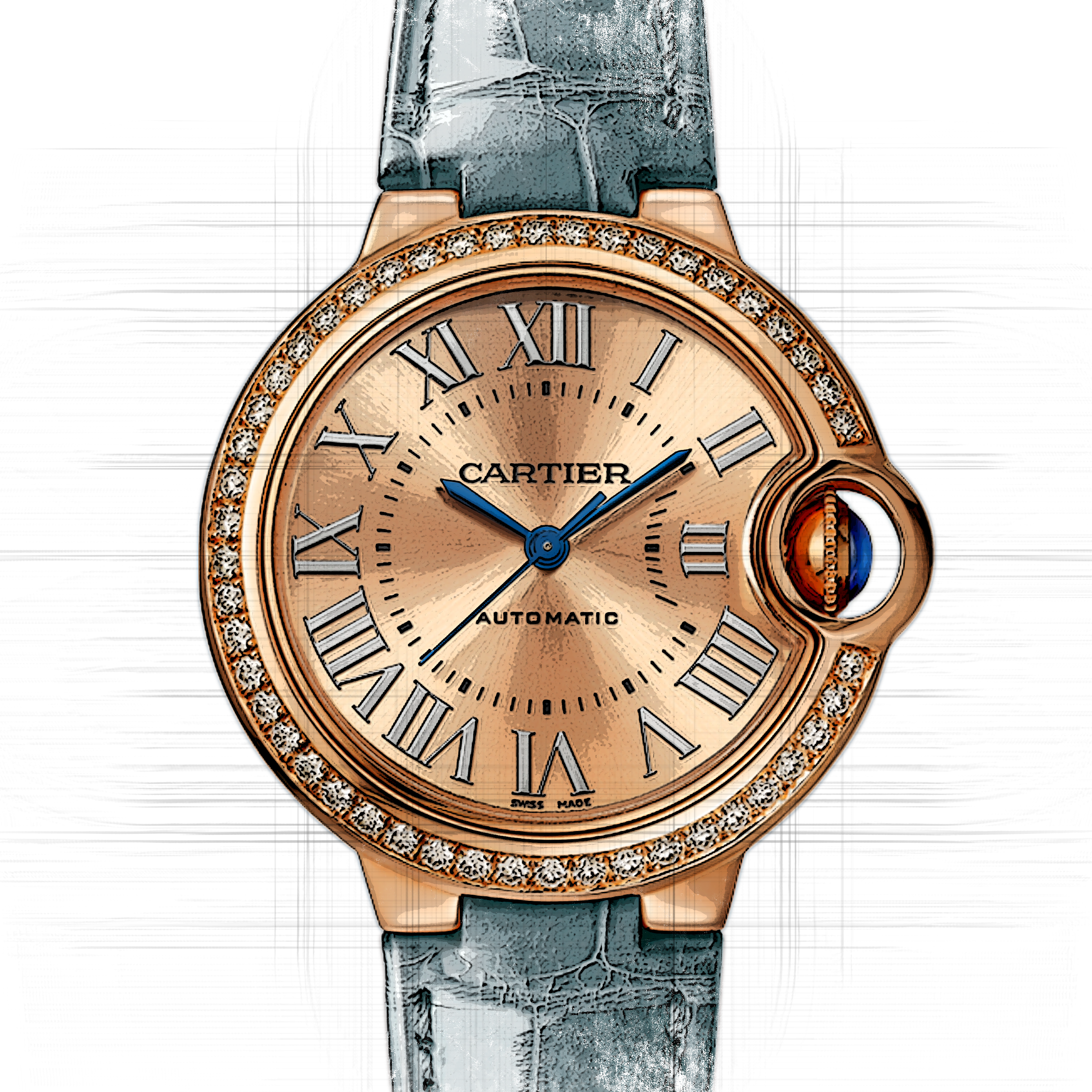 Cartier Ballon Bleu WJBB0076
