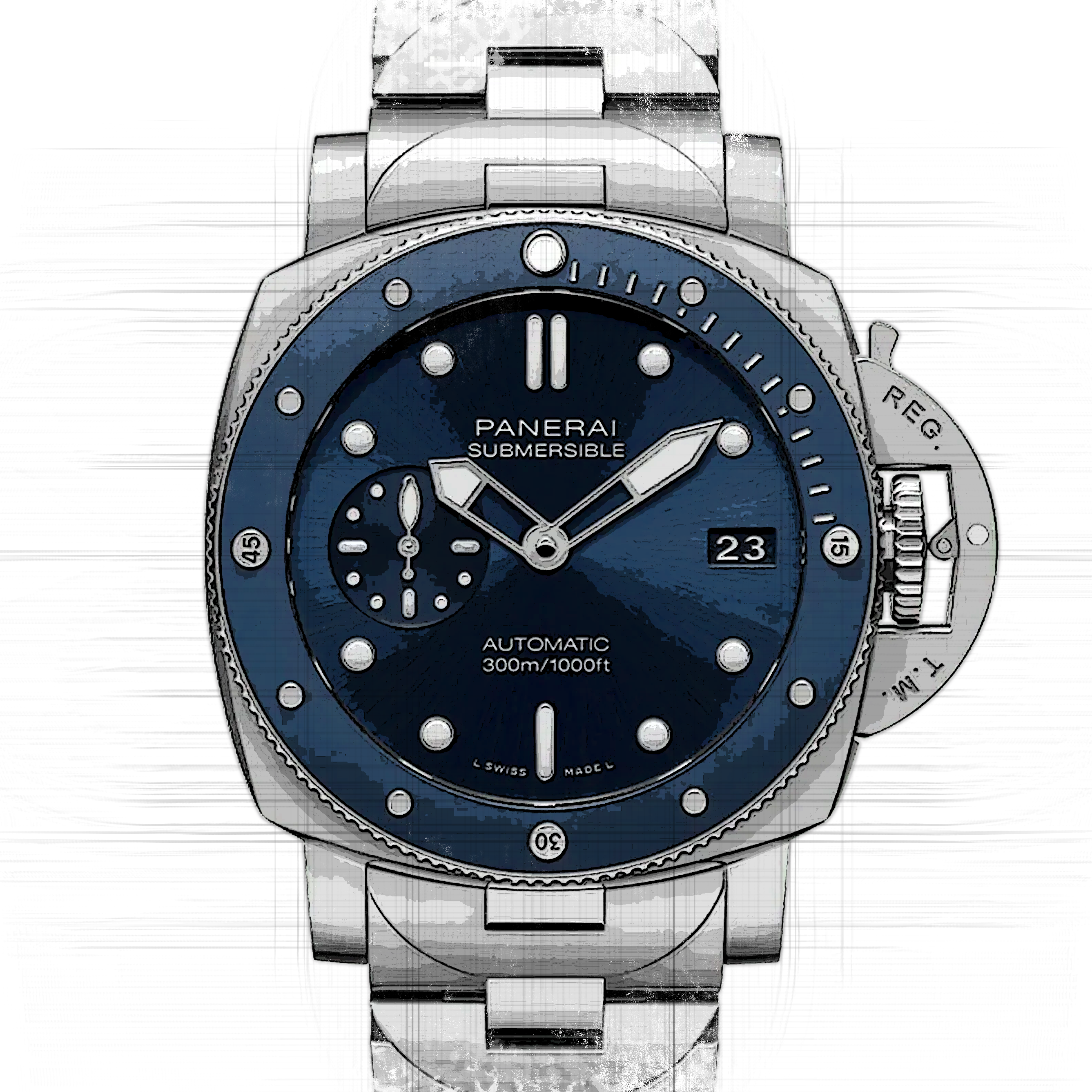 Panerai Submersible PAM02068