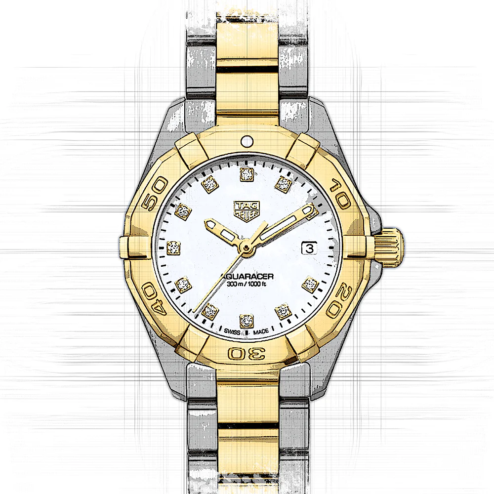 TAG Heuer TAG Heuer Aquaracer in Perlmutt