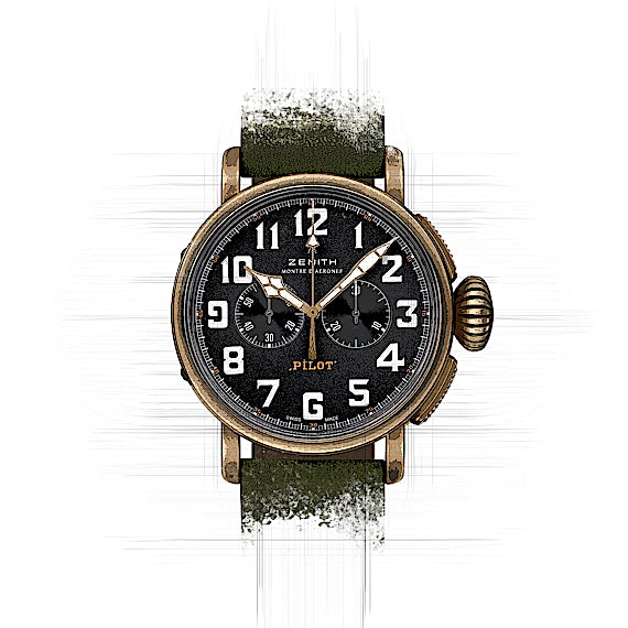 Zenith Pilot 29.2430.4069/21.C800  Zenith Pilot 29.2430.4069/21.C800