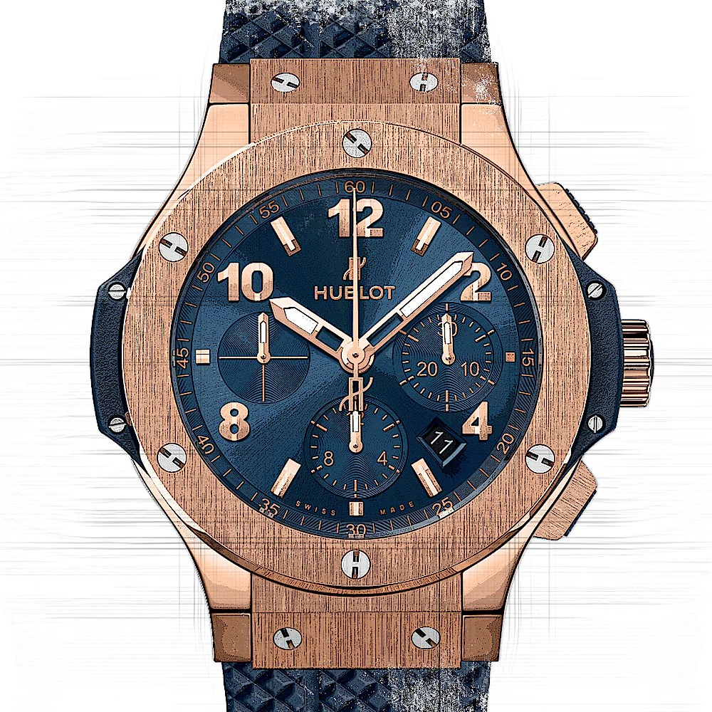 Hublot Hublot Big Bang Original Gold Blue in Blau