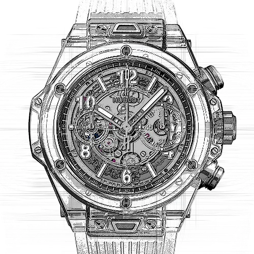 Hublot Hublot Big Bang Unico Sapphire in Squelette